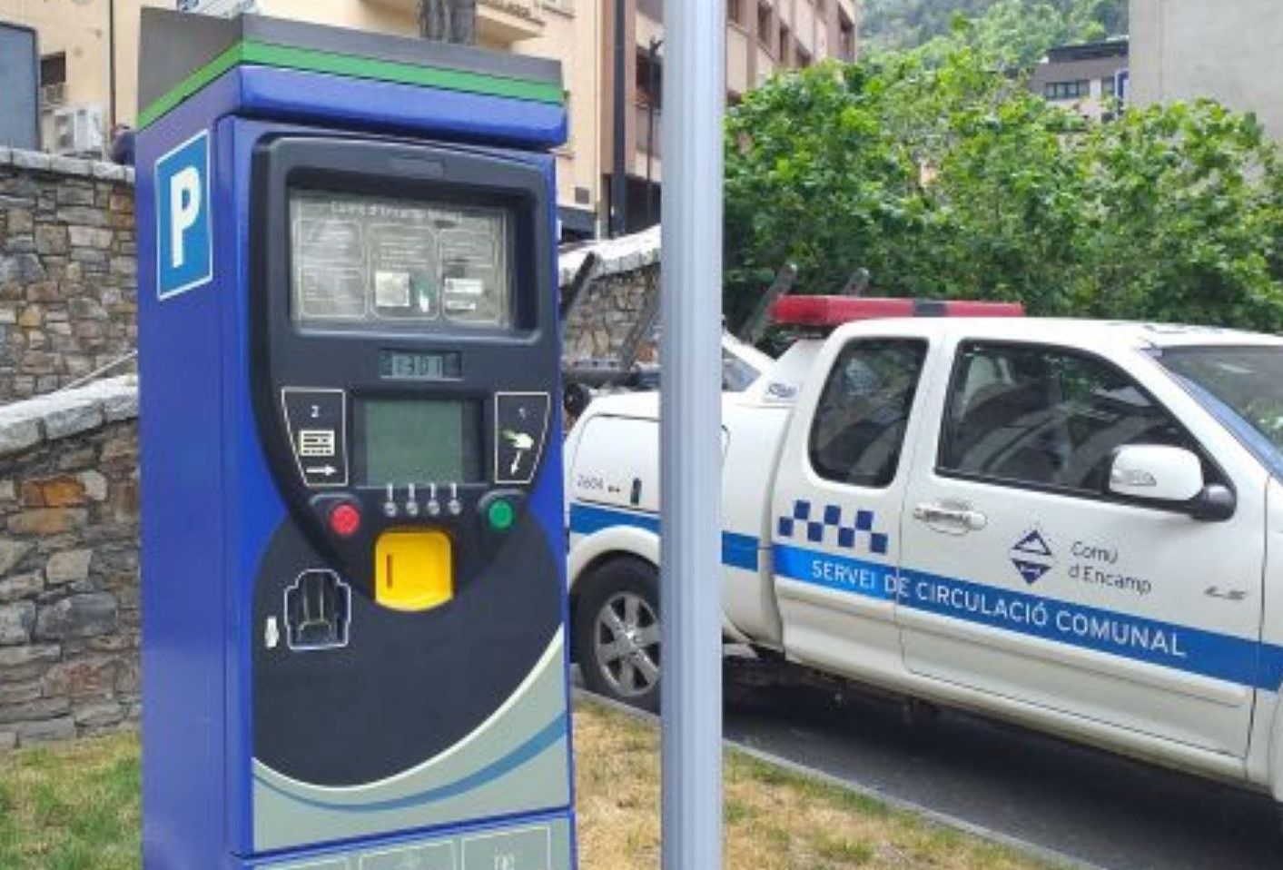 Un parquímetre d'Encamp.