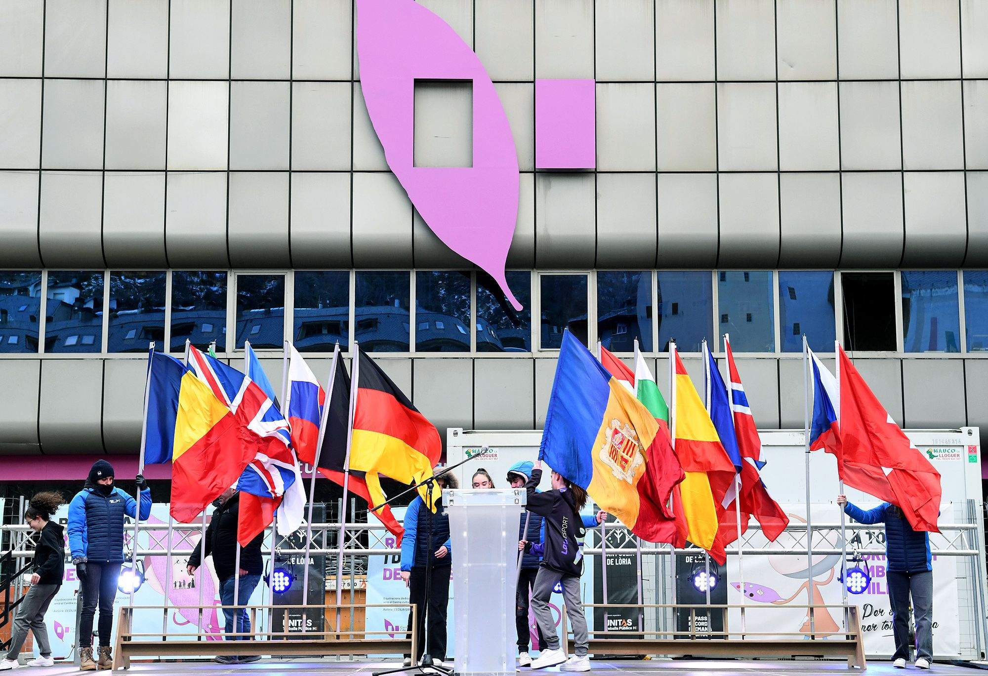 Un instant de l'acte d'inauguració.