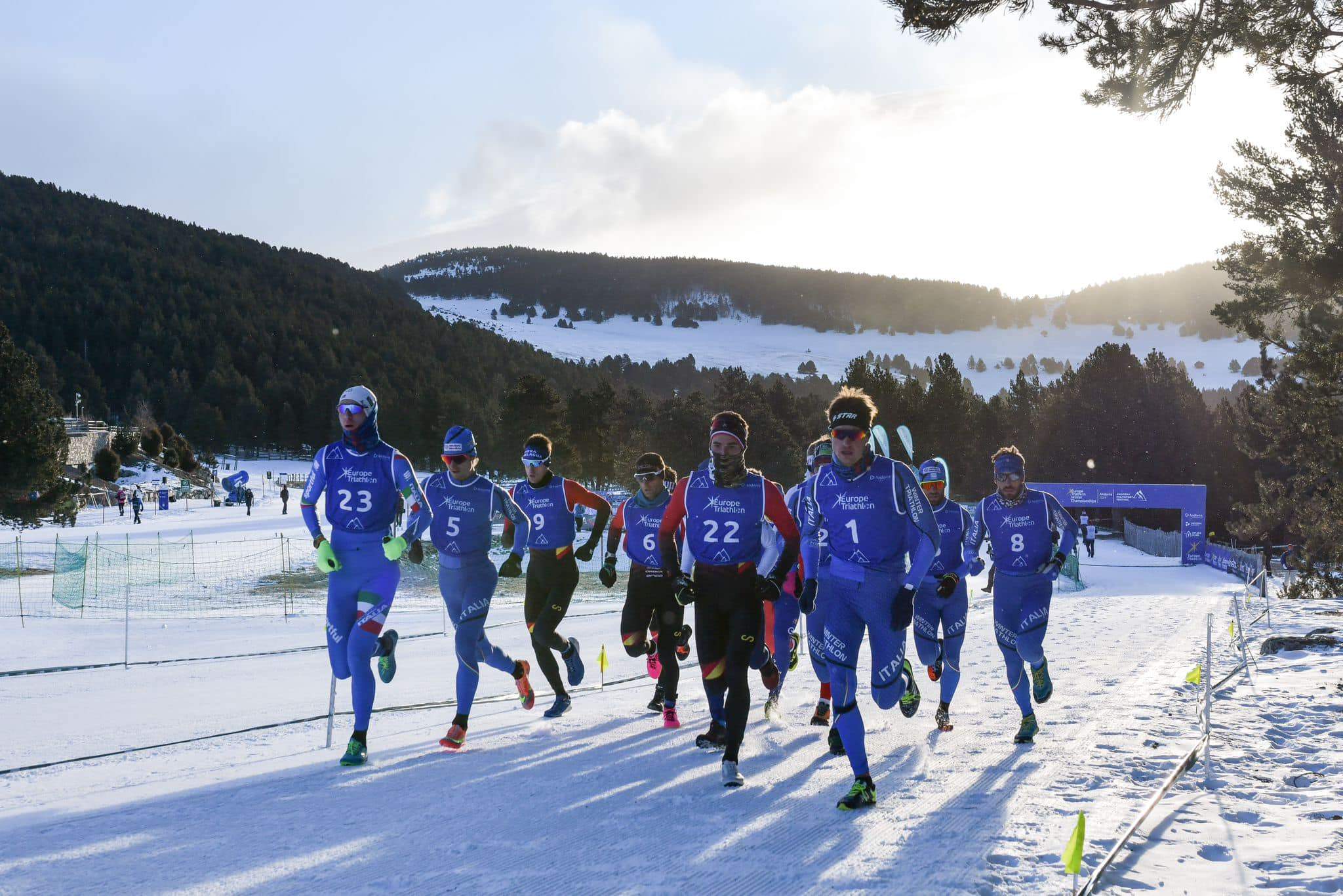 Els participants, en un moment de la cursa.