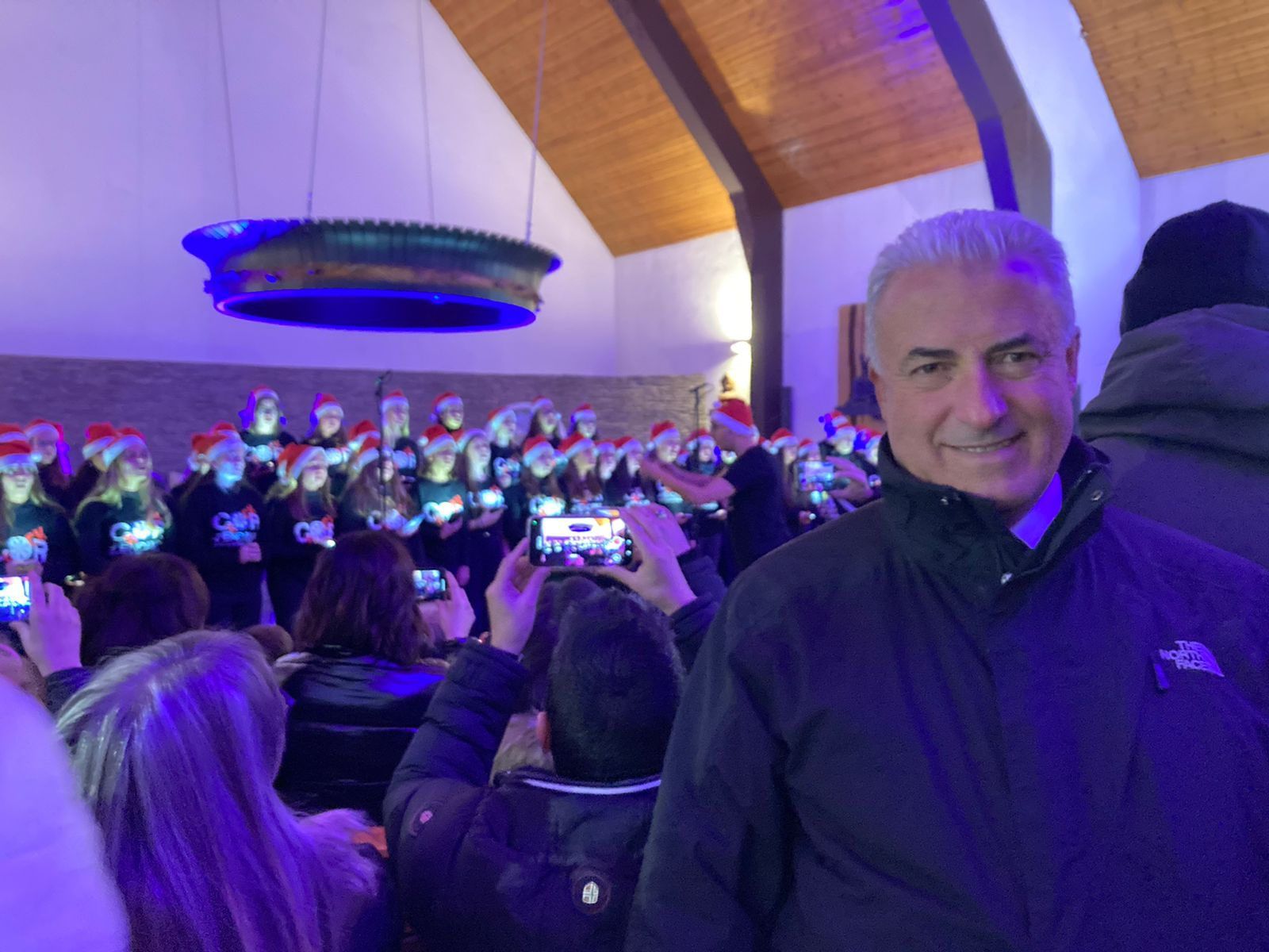 Josep Maria Cabanes en un acte al Pas de la Casa.