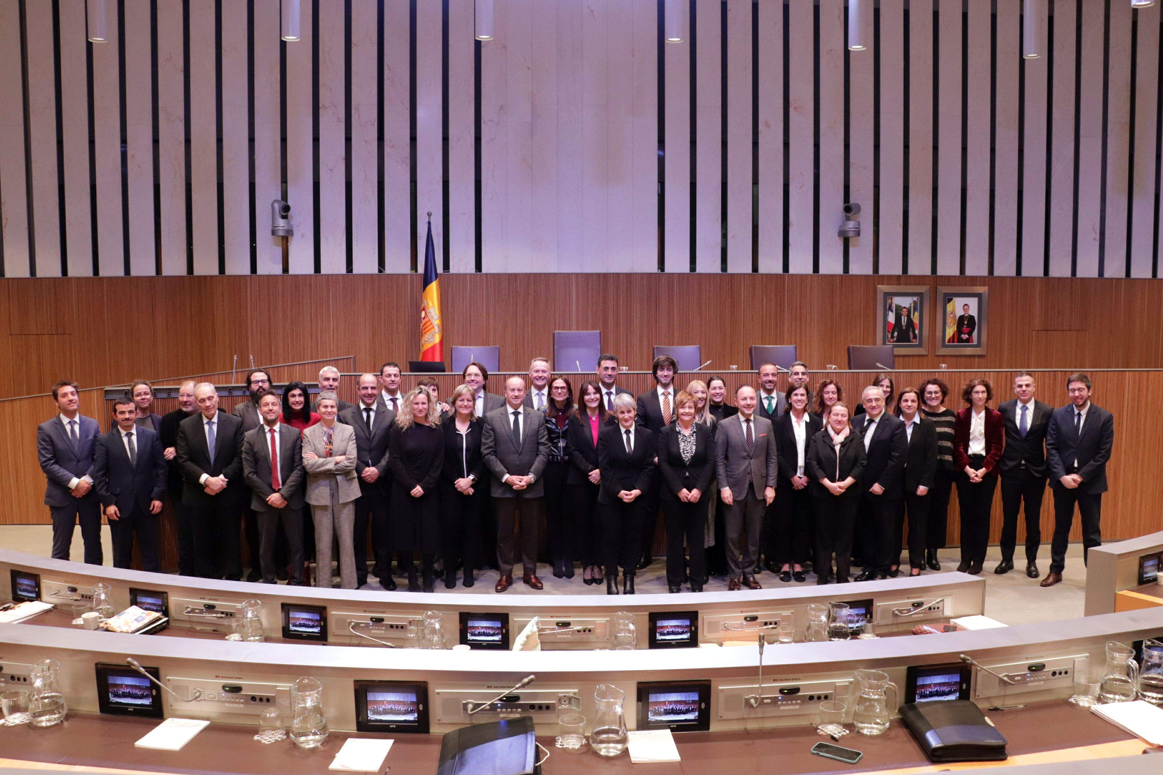 Foto de família al final de la sessió.