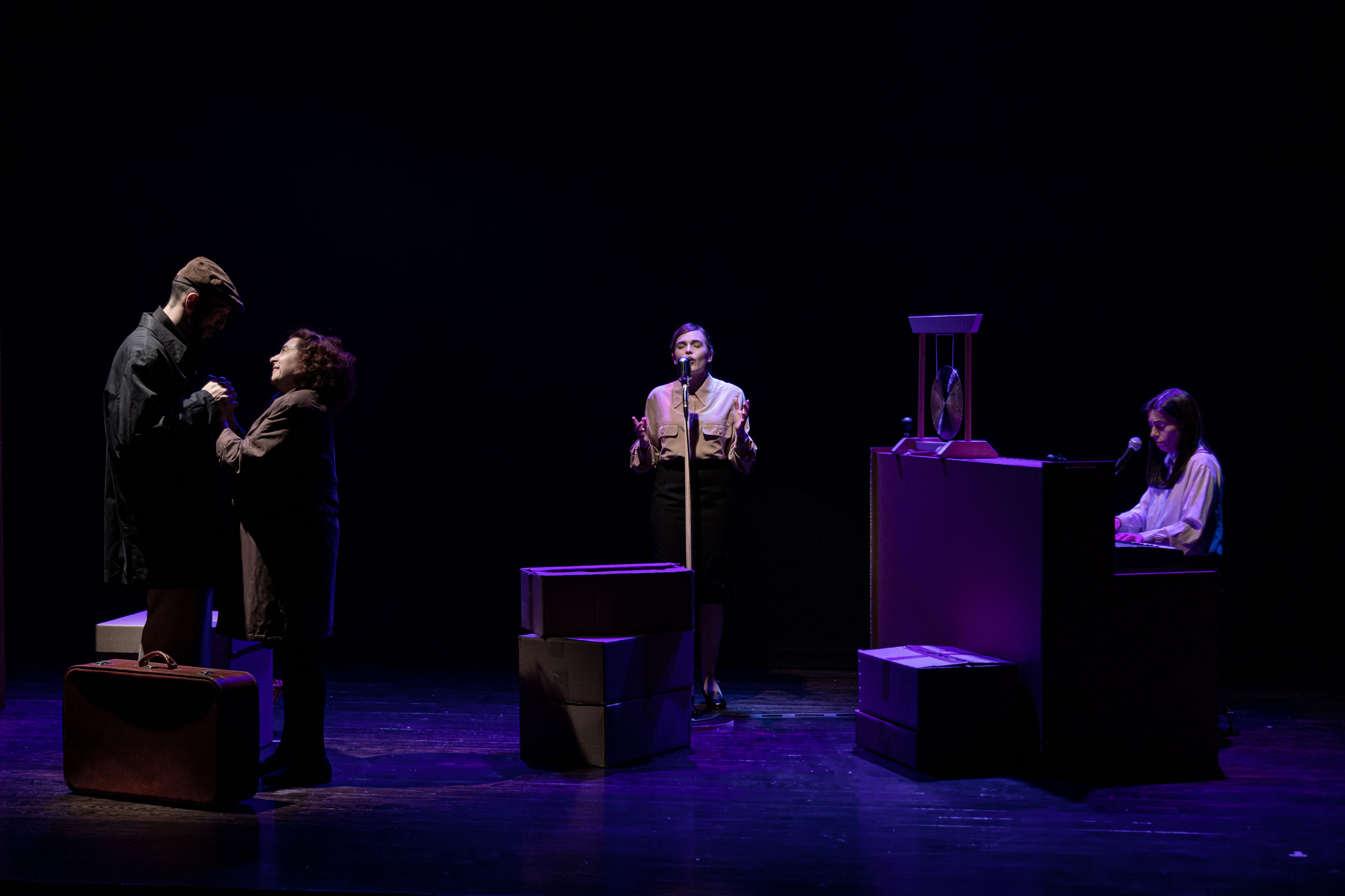 Un moment de la representació a la Massana.