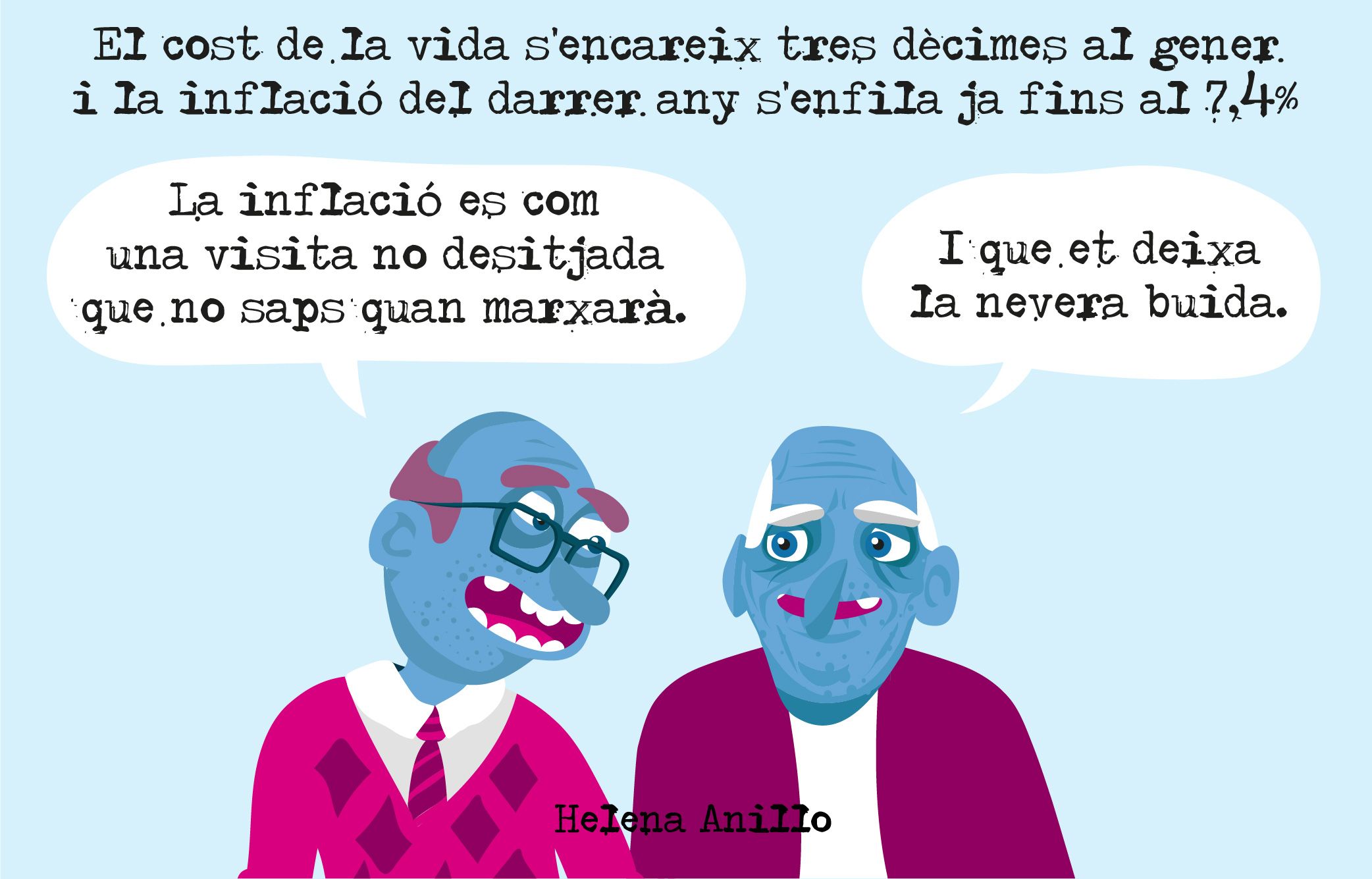 El cost de la vida puja tres dècimes al gener
