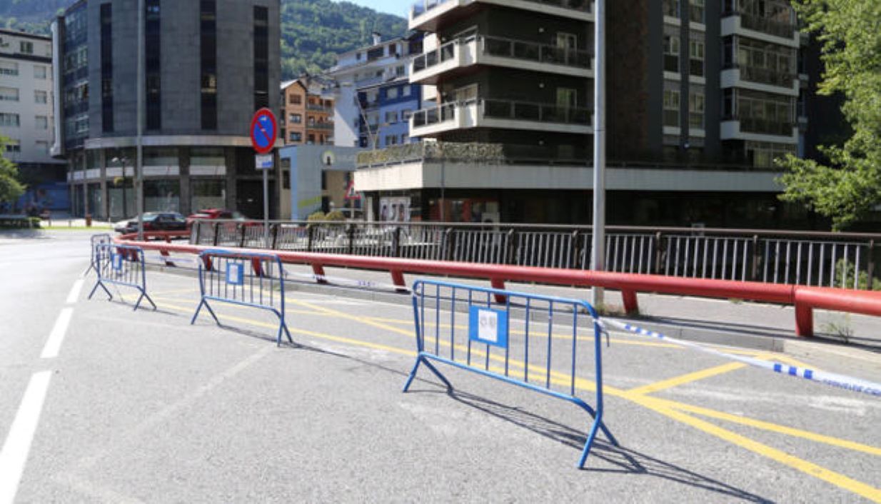 L'indret on ha tingut lloc l'accident.