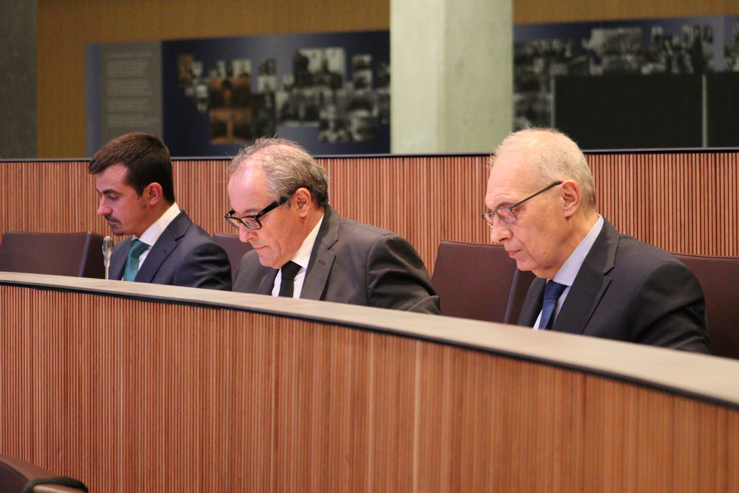 Els tres consellers amb què ha acabat Terceravia la legislatura.