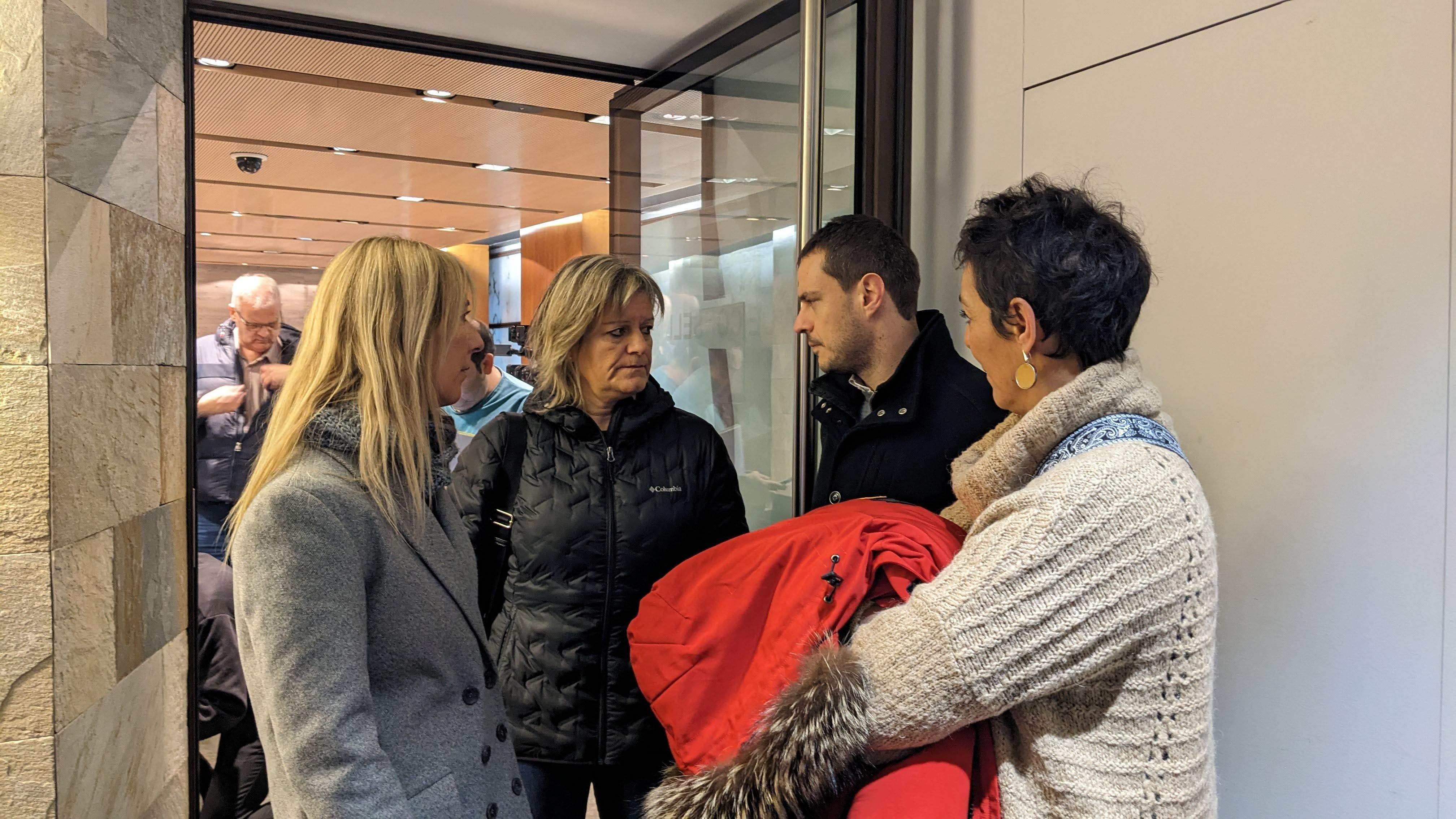 Els candidats d'ACO + Demòcrates + Liberals al Comú d'Ordino aquest matí