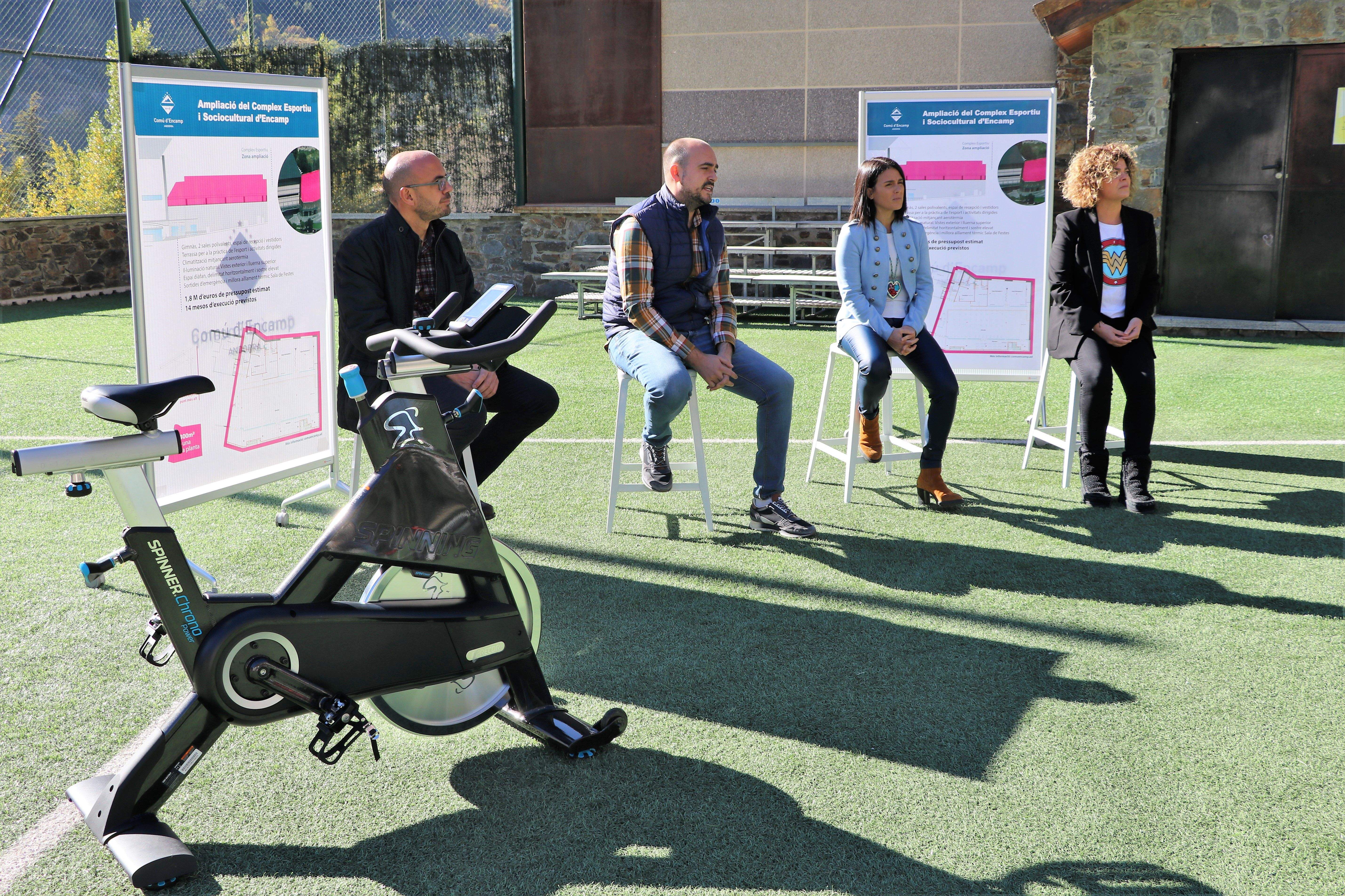 L'acte de presentació de l'ampliació del complex, ara fa uns mesos.