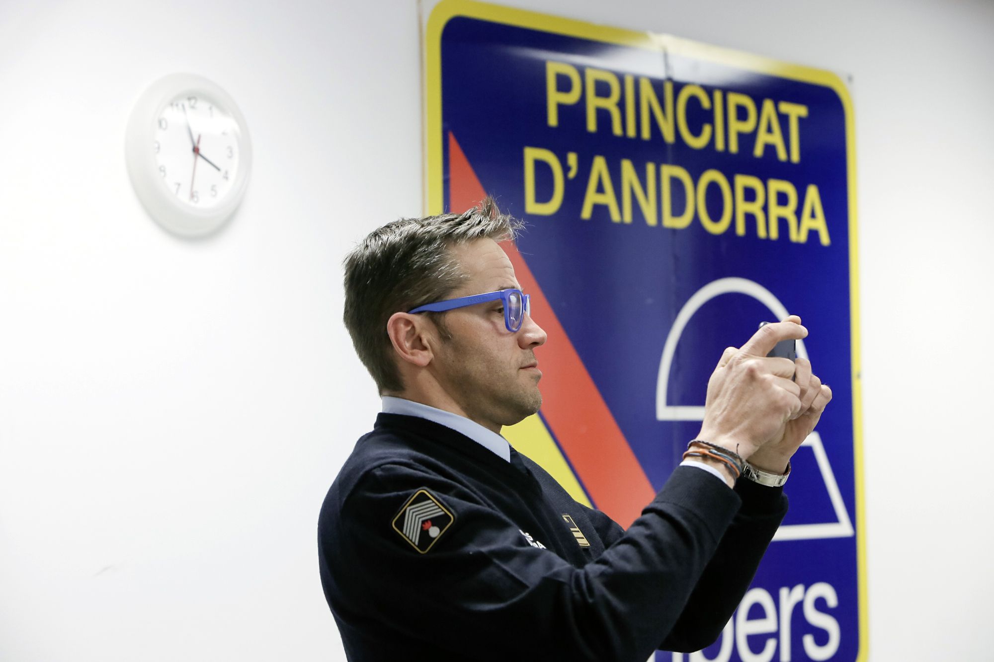 El director de Bombers, Jordi Farré, en un acte del cos.