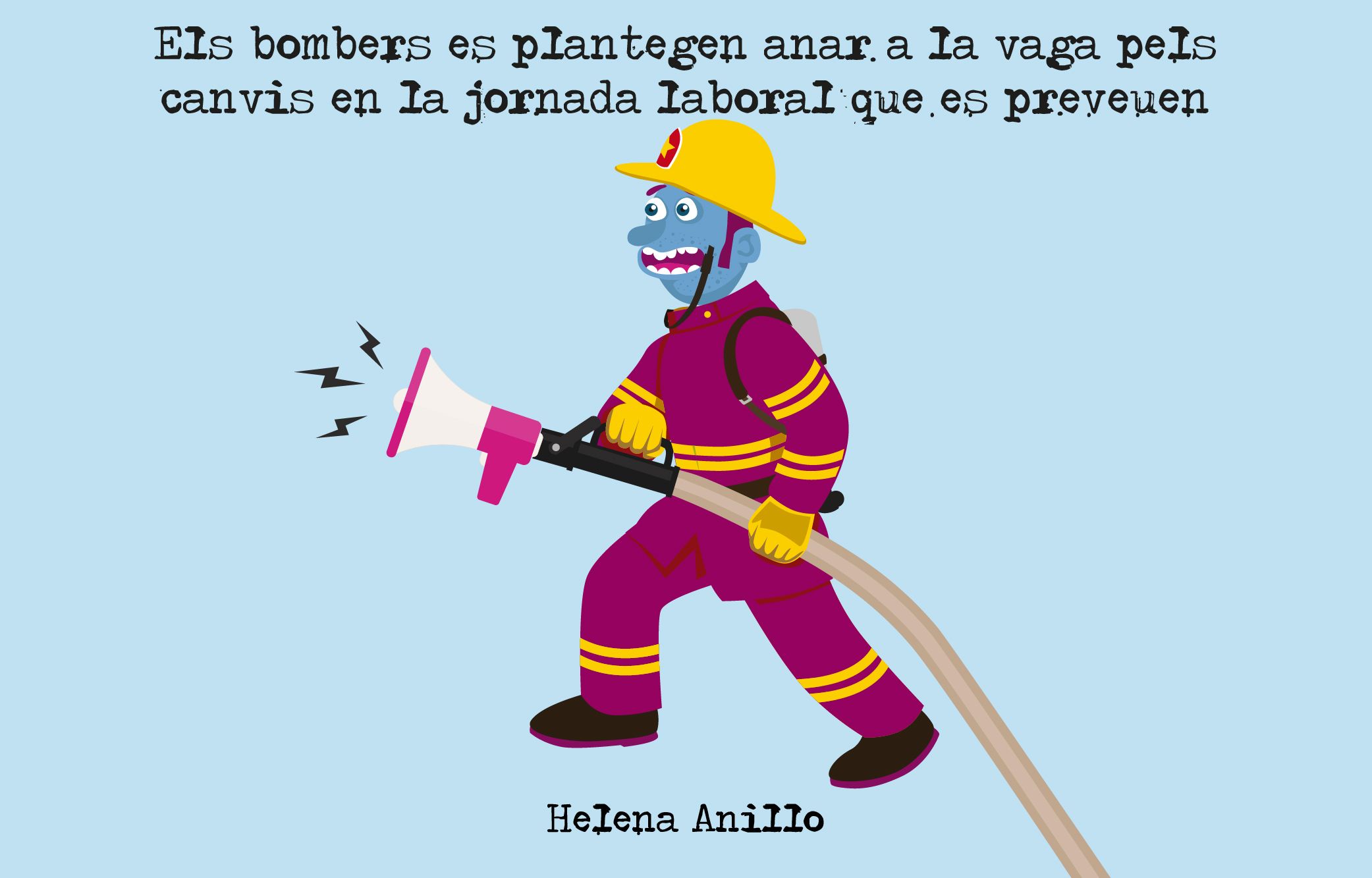 Els bombers plantegen una vaga