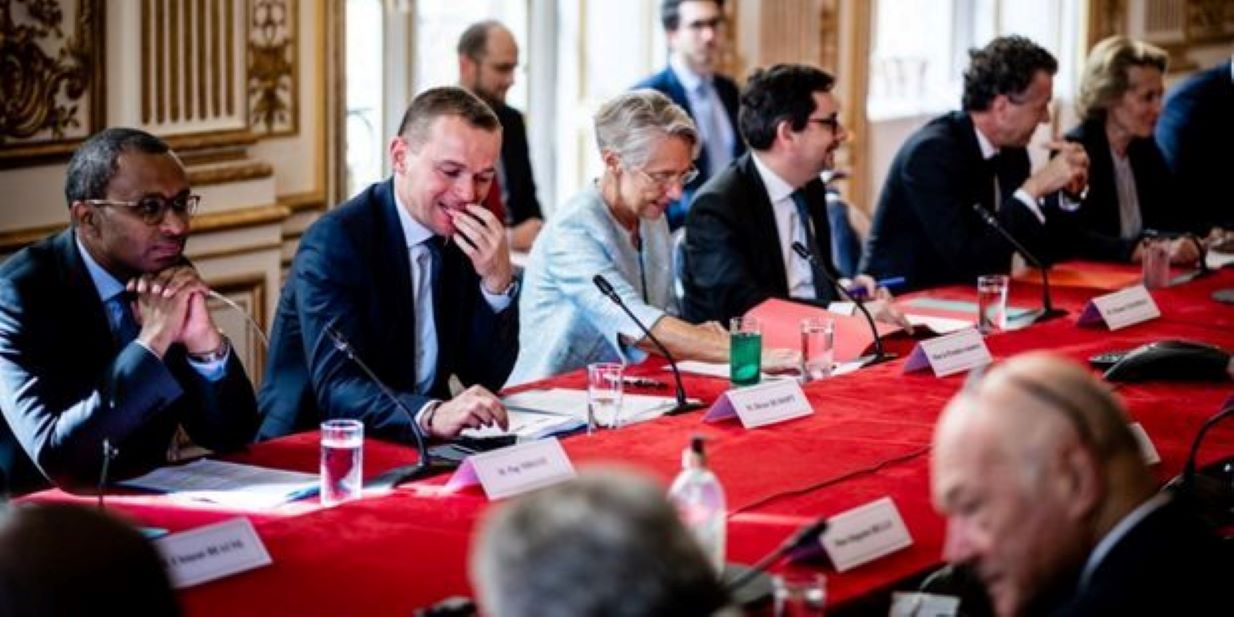 Reunió setmanal del consell de ministres francès.
