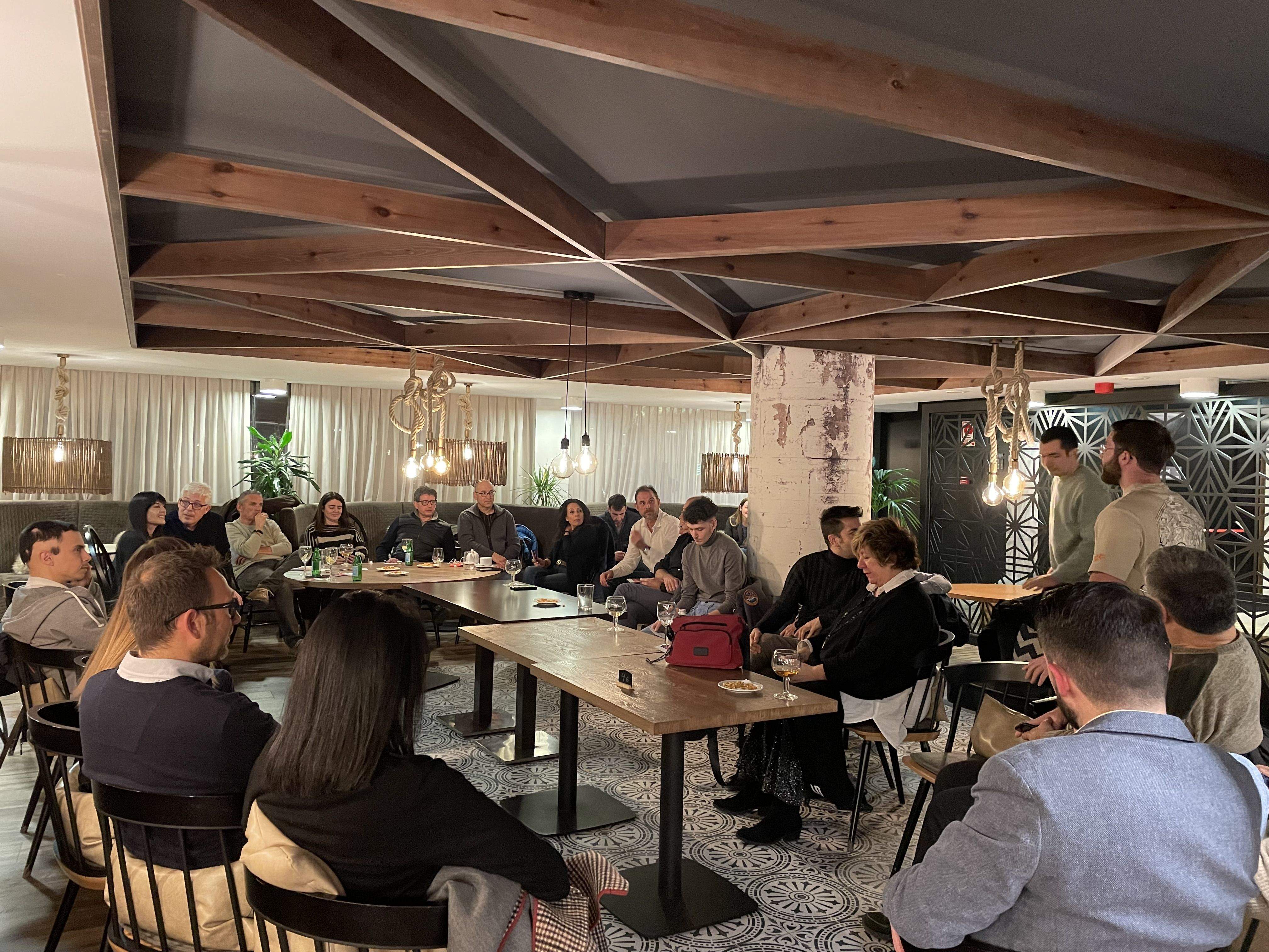 Un moment de la trobada d'Andblockchain.