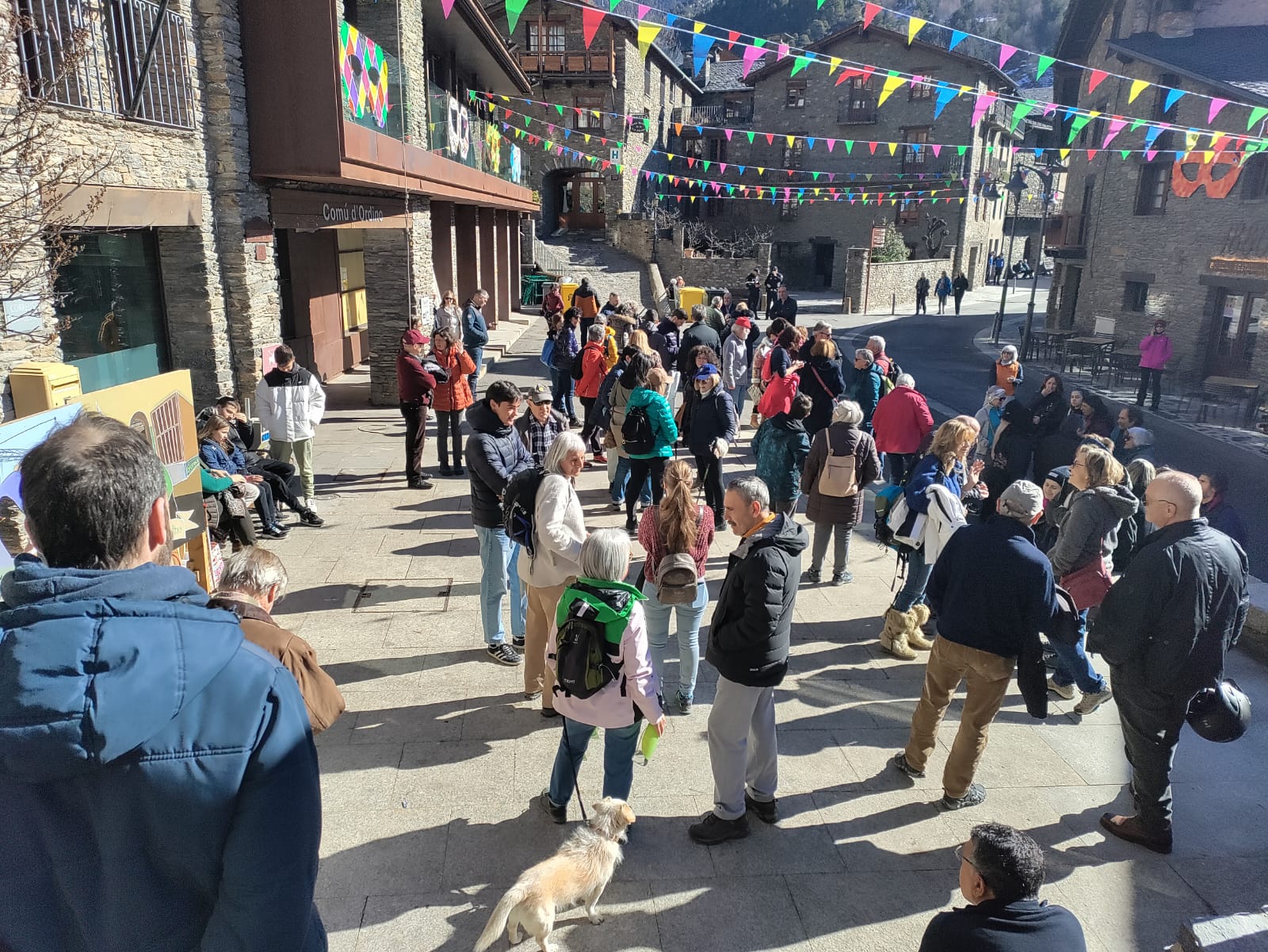 Concentració de crítics amb Grifols fa tres setmanes a Ordino.