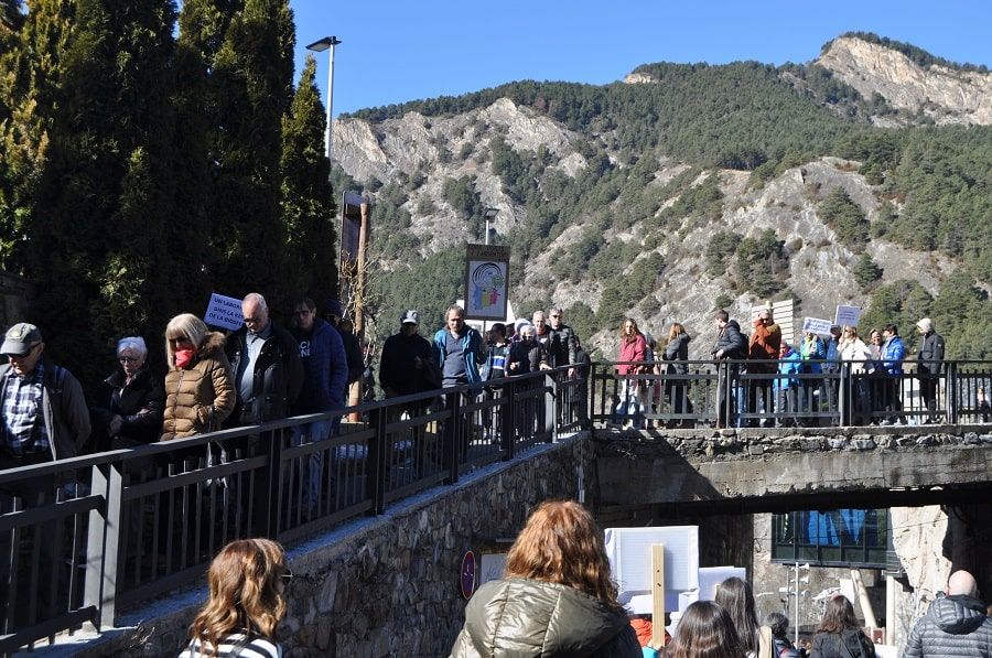 Vista general de la marxa.