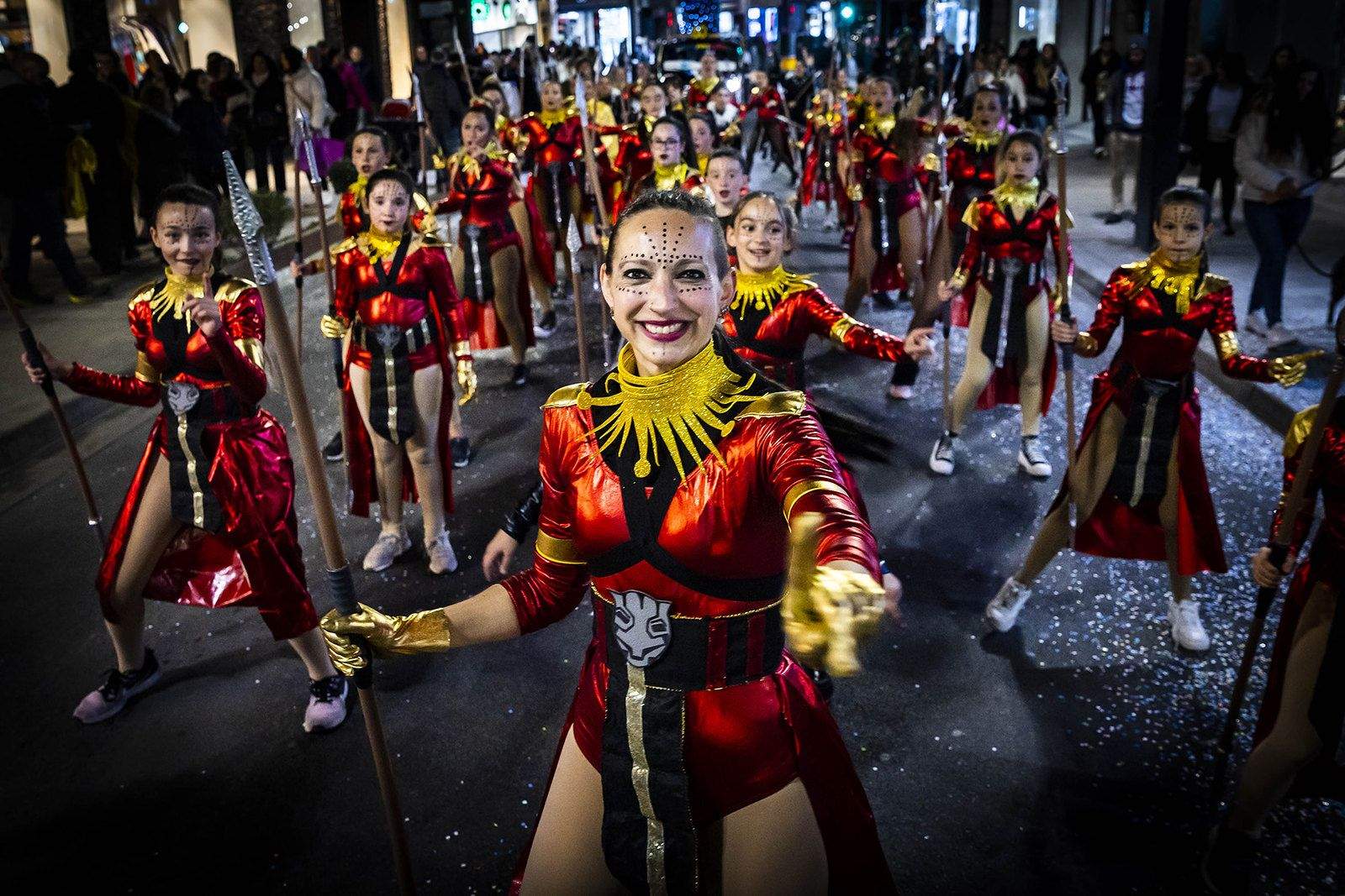Una de les comparses participants a la rua.