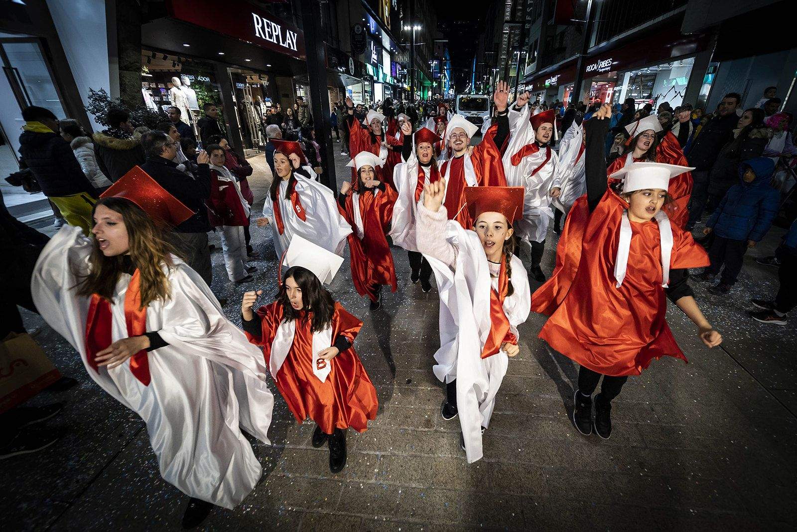 Una de les comparses participants a la rua.