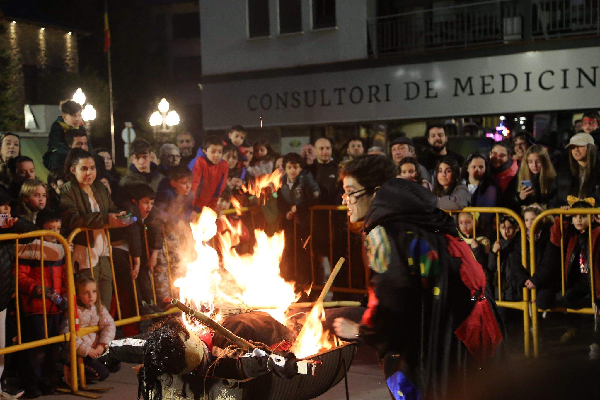 Cremada del carnestoltes a Sant Julià de Lòria.