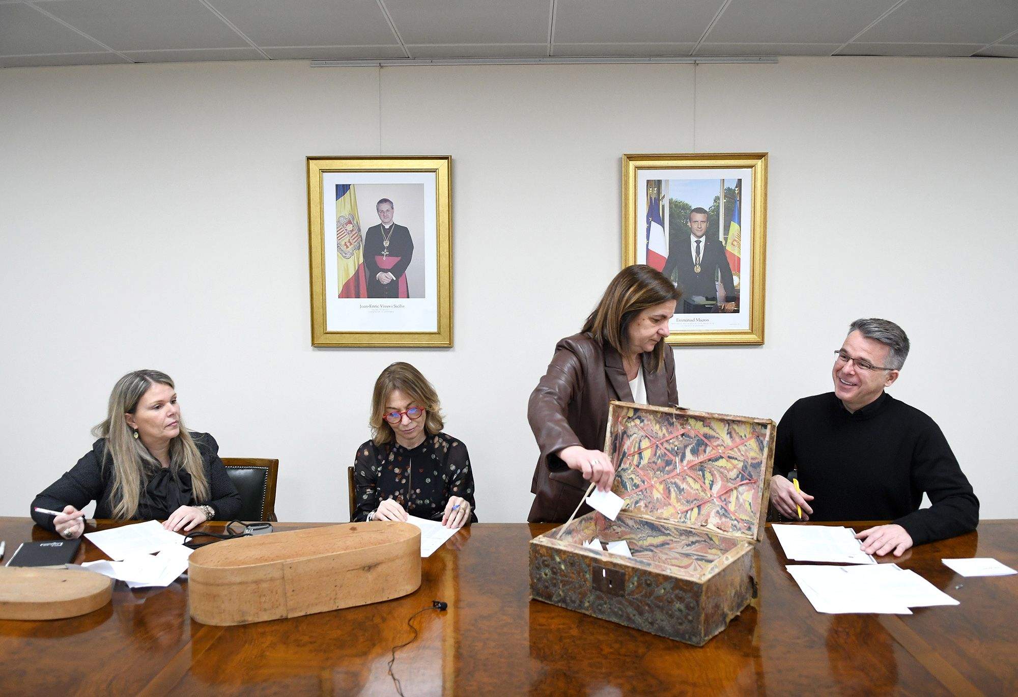 Moment del sorteig per escollir els membres de la Visura Ciutadana