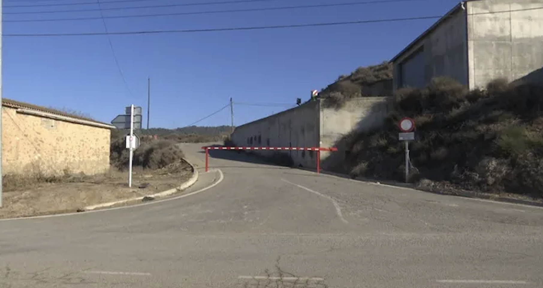 El punt on porta el navegador i que l'Ajuntament ha hagut de tancar.