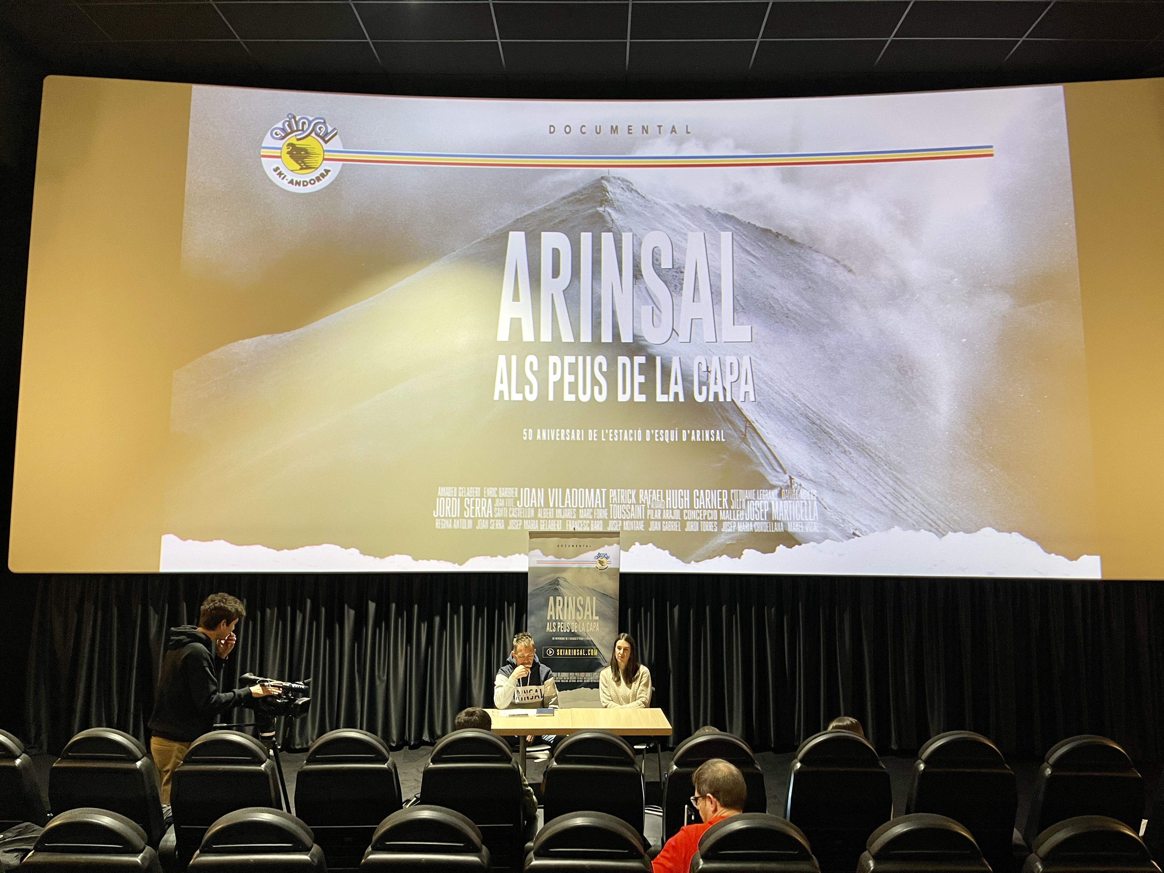 Presentació del reportatge sobre l'estació d'Arinsal.