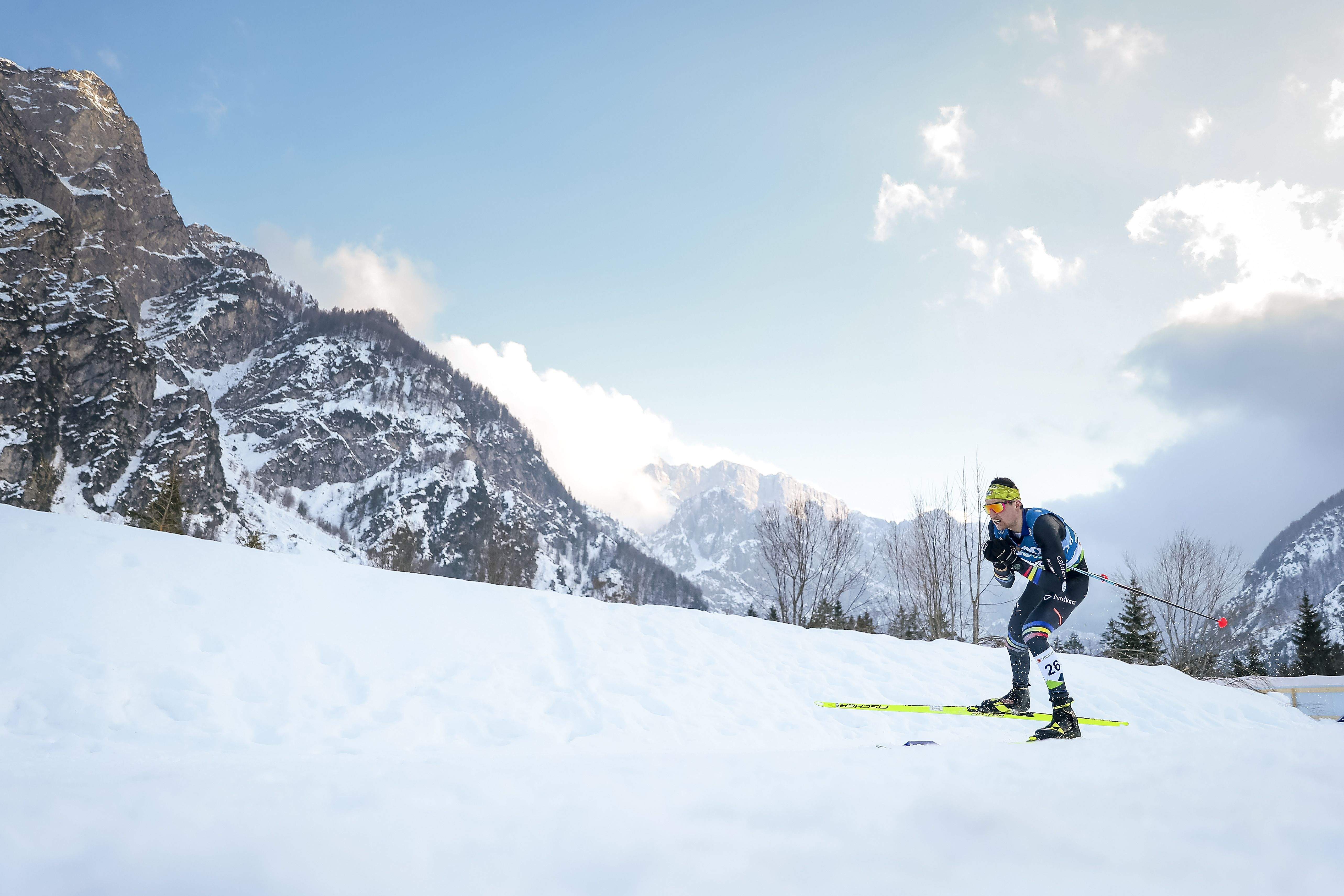 Irineu Esteve durant la prova.