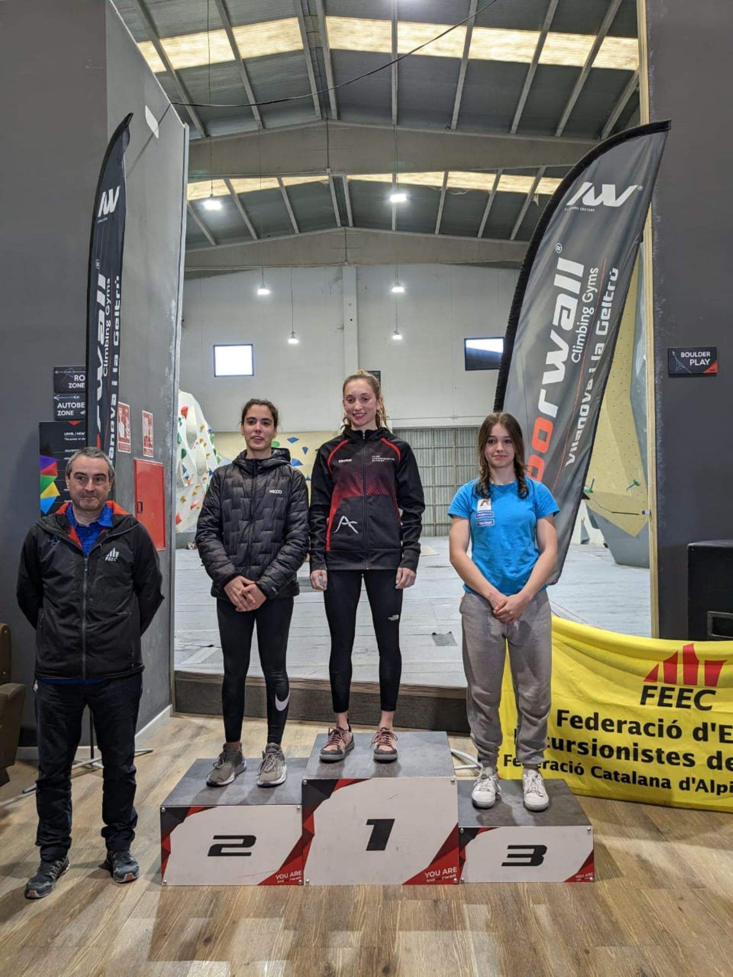 El podi en categoria absoluta, amb Taulats al tercer lloc.