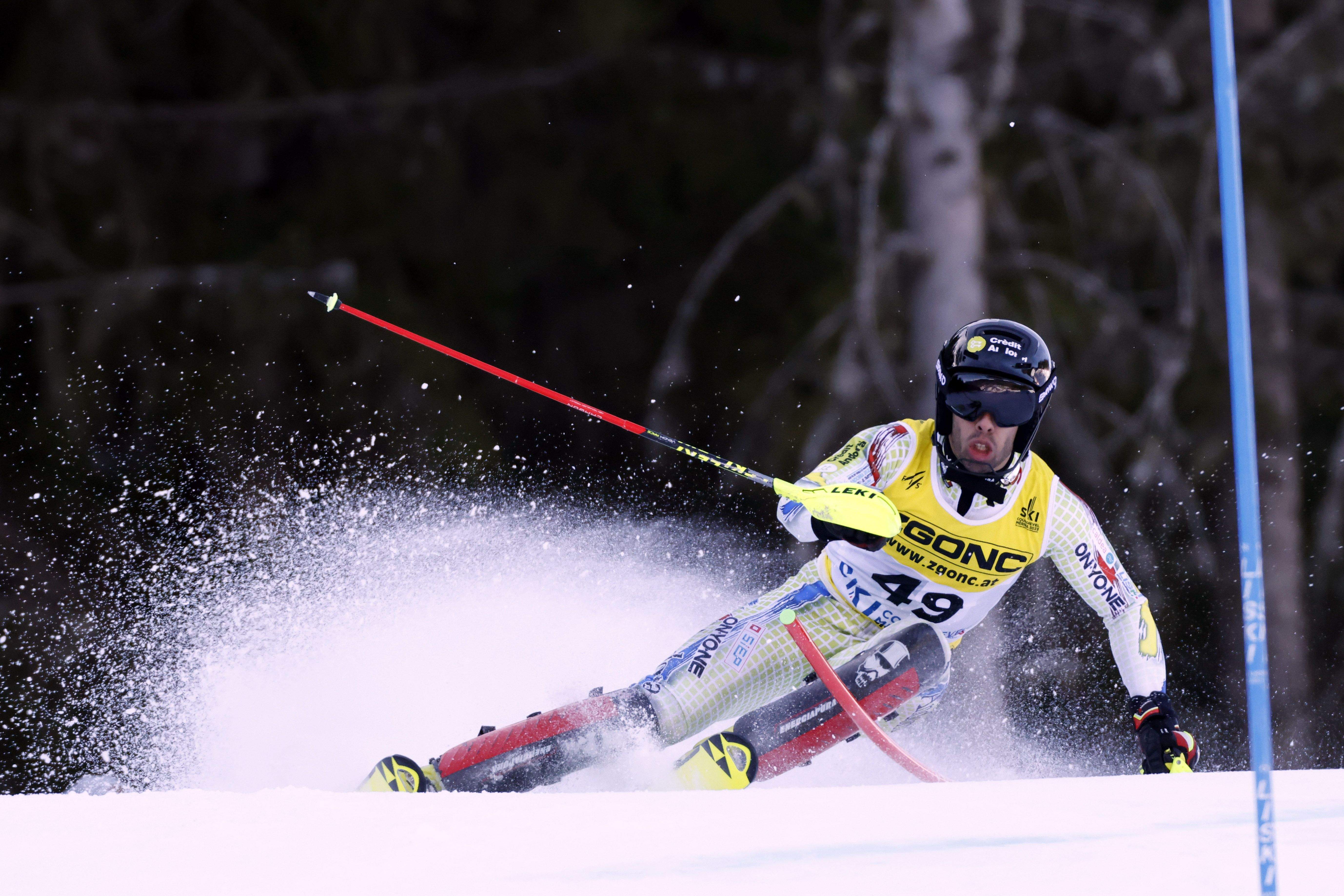 Àxel Esteve, en una cursa anterior.