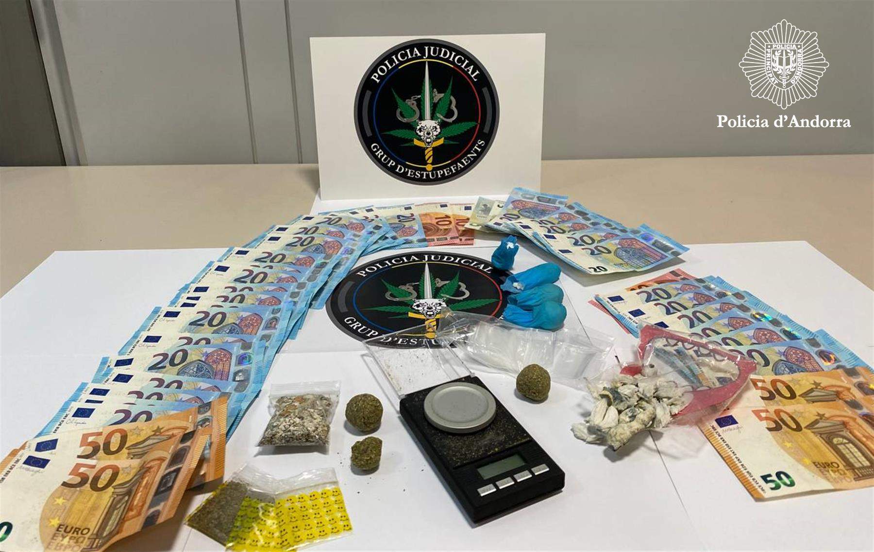 Material i diners comissats.