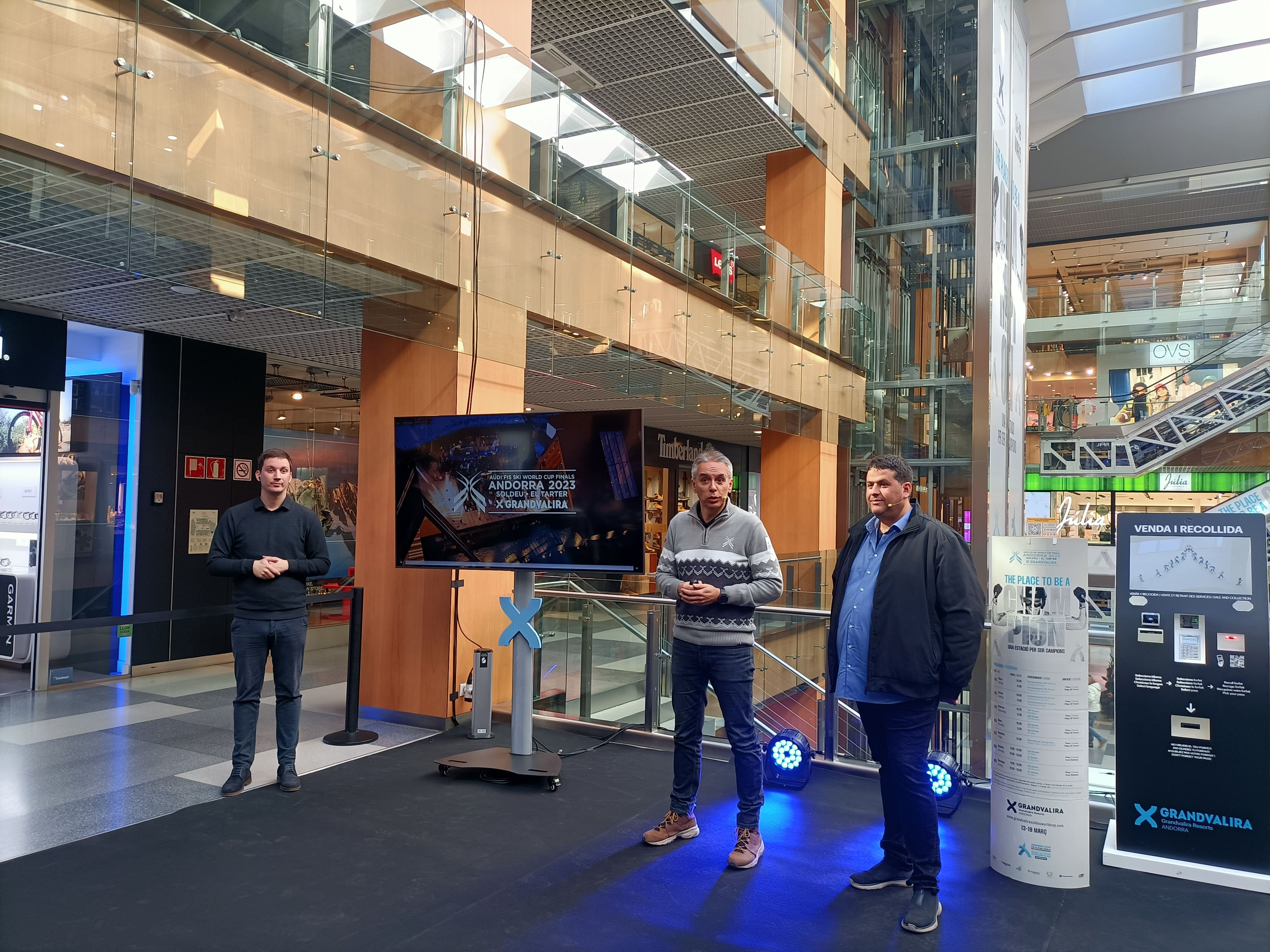 David Hidalgo durant la presentació de l'Ski Festival