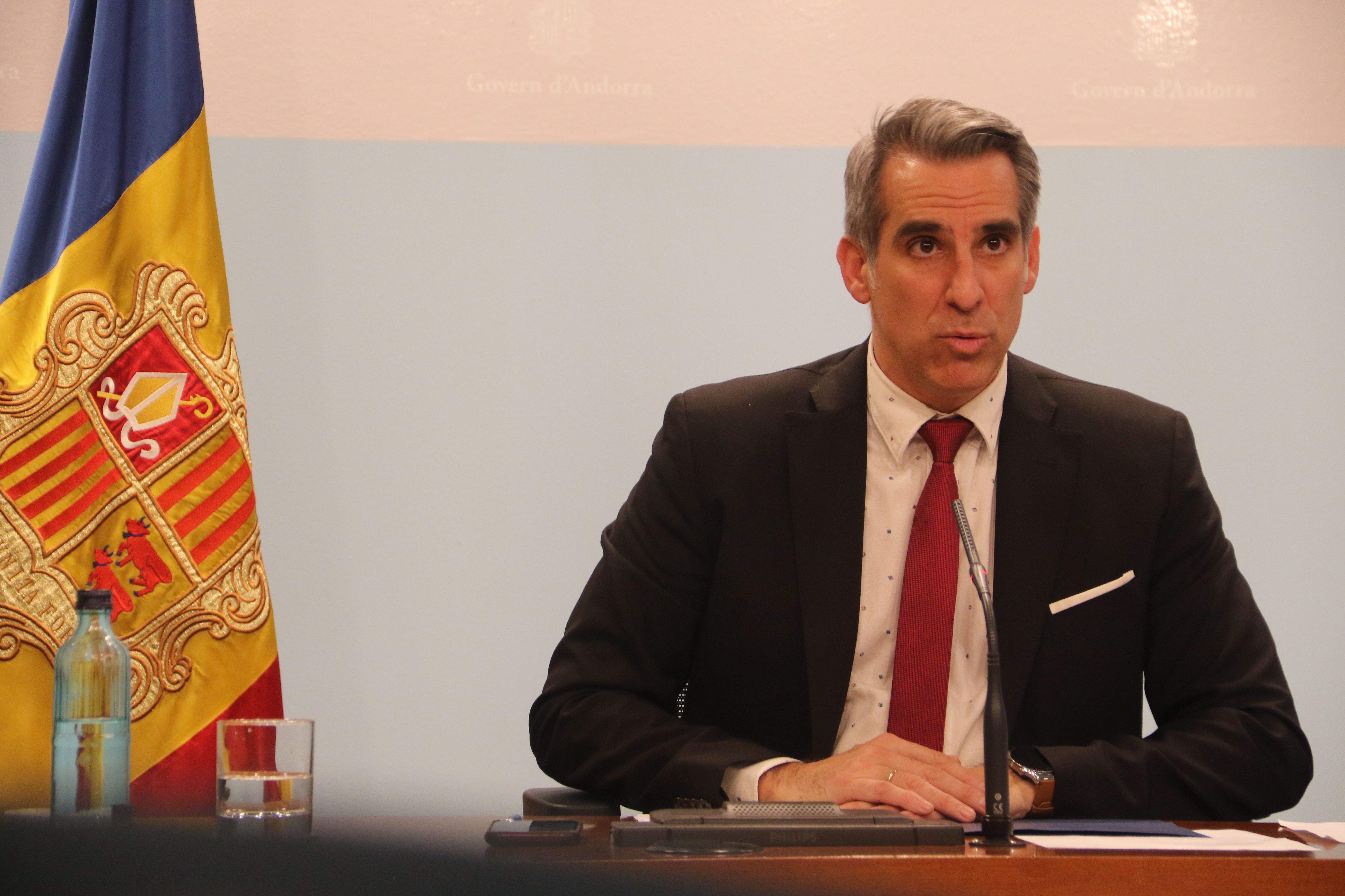 El ministre portaveu en funcions, César Marquina