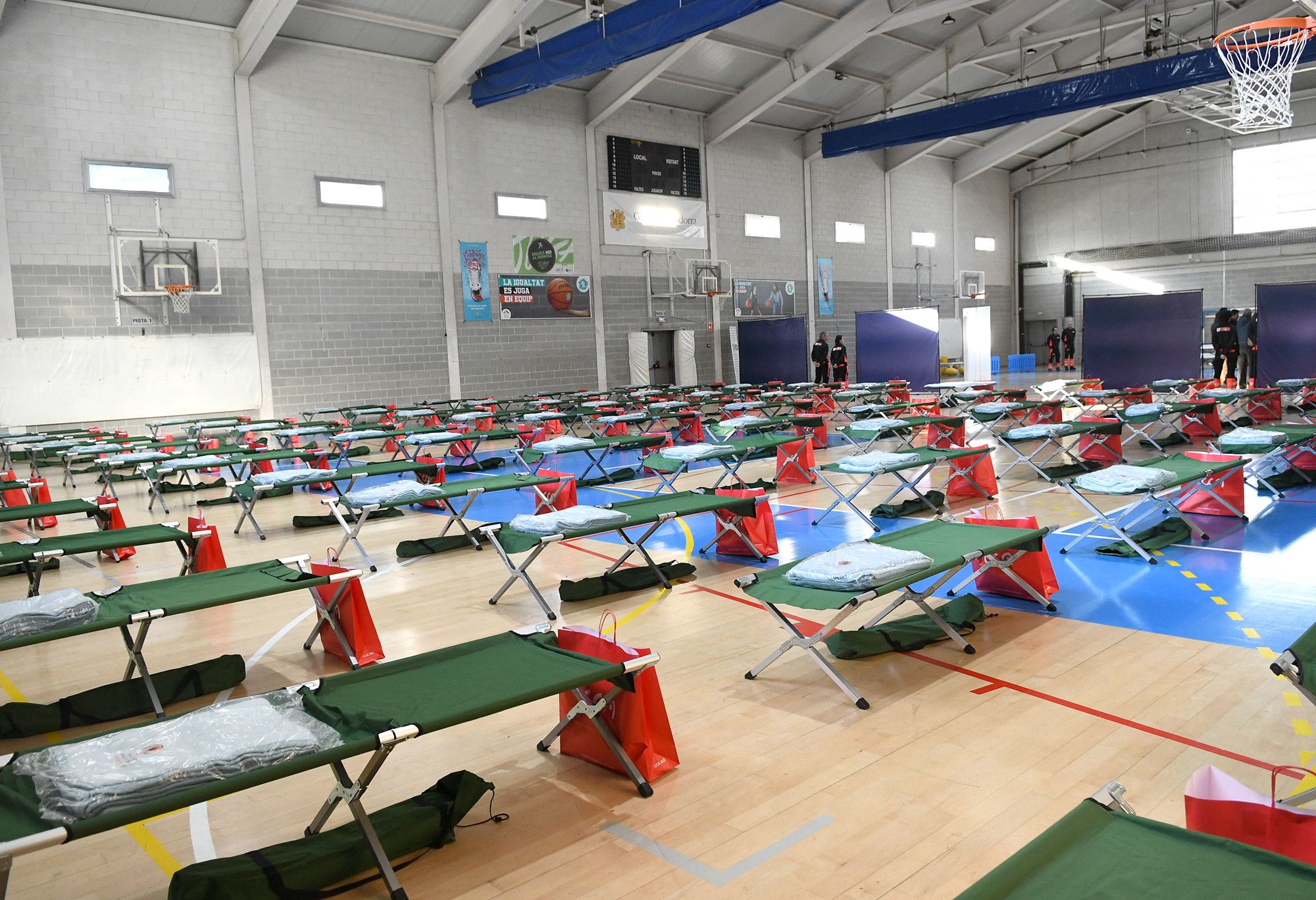 El Pavelló Joan Alay podrà acollir unes 100 persones.