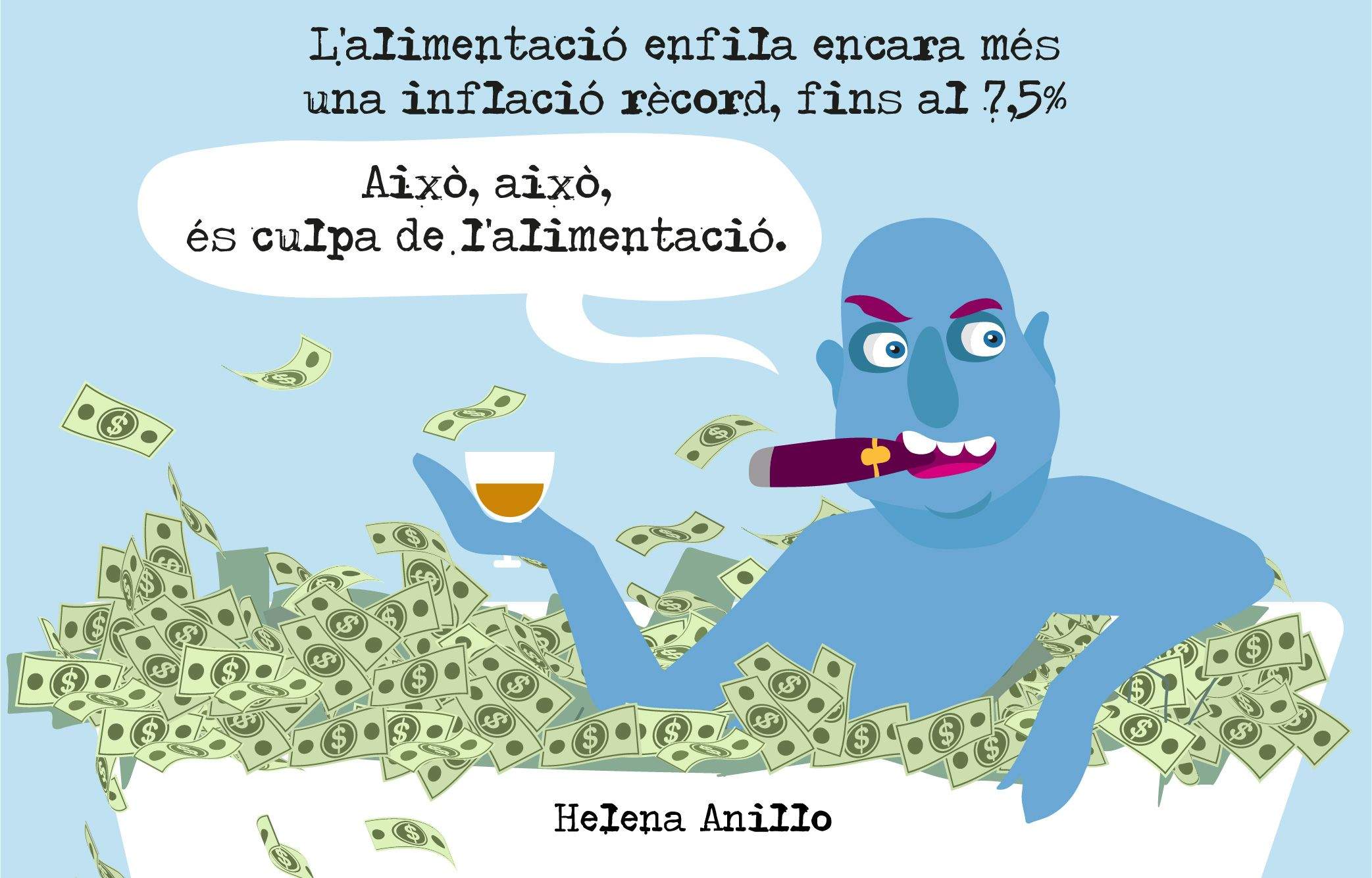 La repercussió de la inflació.