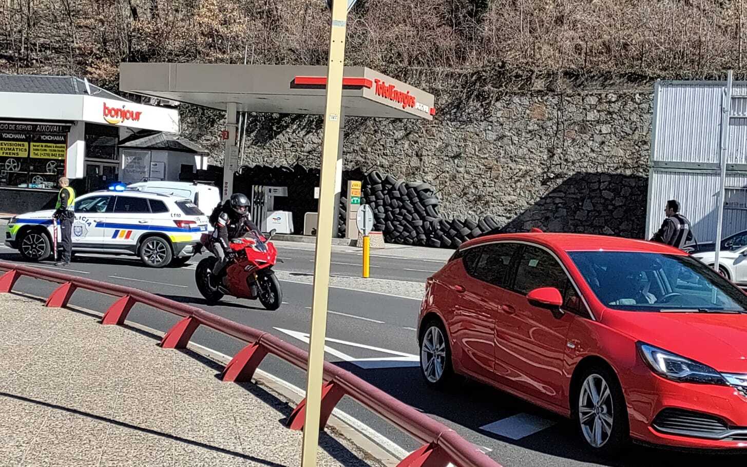 Control a Sant Julià.