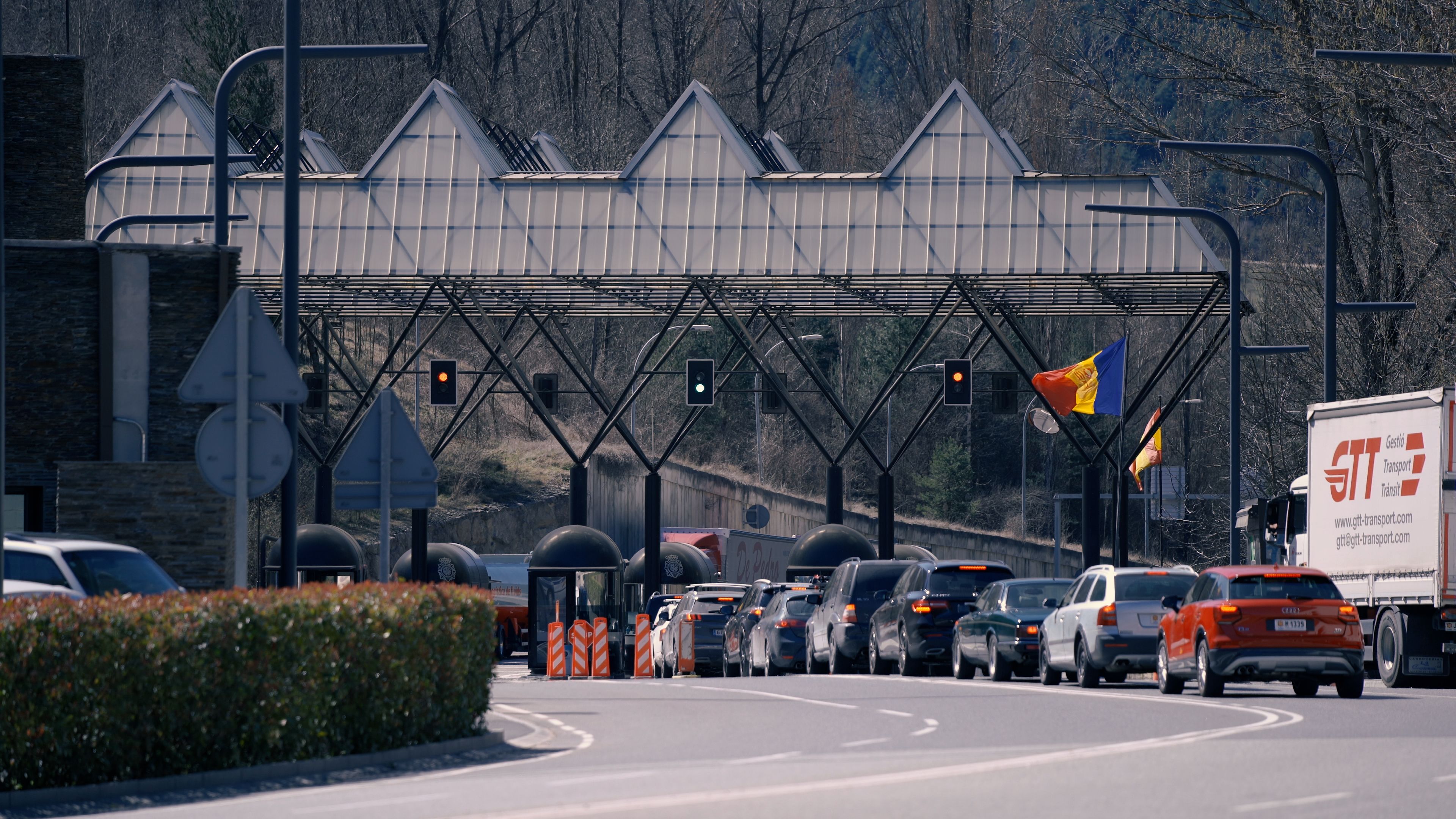 Imatge de la frontera del riu Runer. 