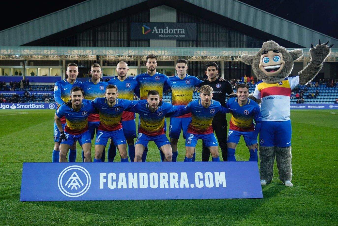 L'onze de l'Andorra contra Las Palmas.