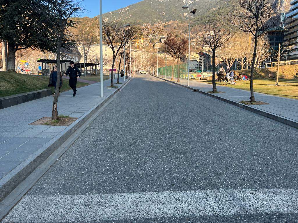La part del carrer dels Veedors que desapareixerà amb el nou parc.