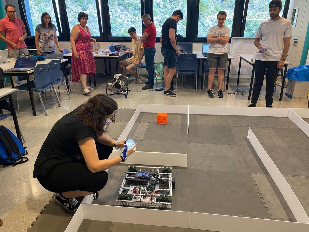 Estudiants del bàtxelor d'Informàtica. Estudiants del bàtxelor d'Informàtica.