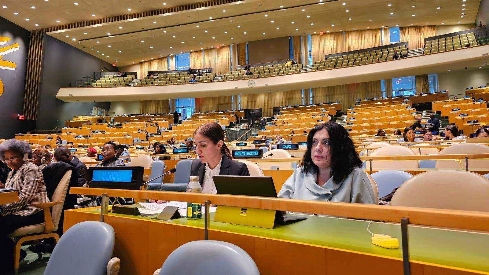 Mònica Álvarez durant la seva intervenció.