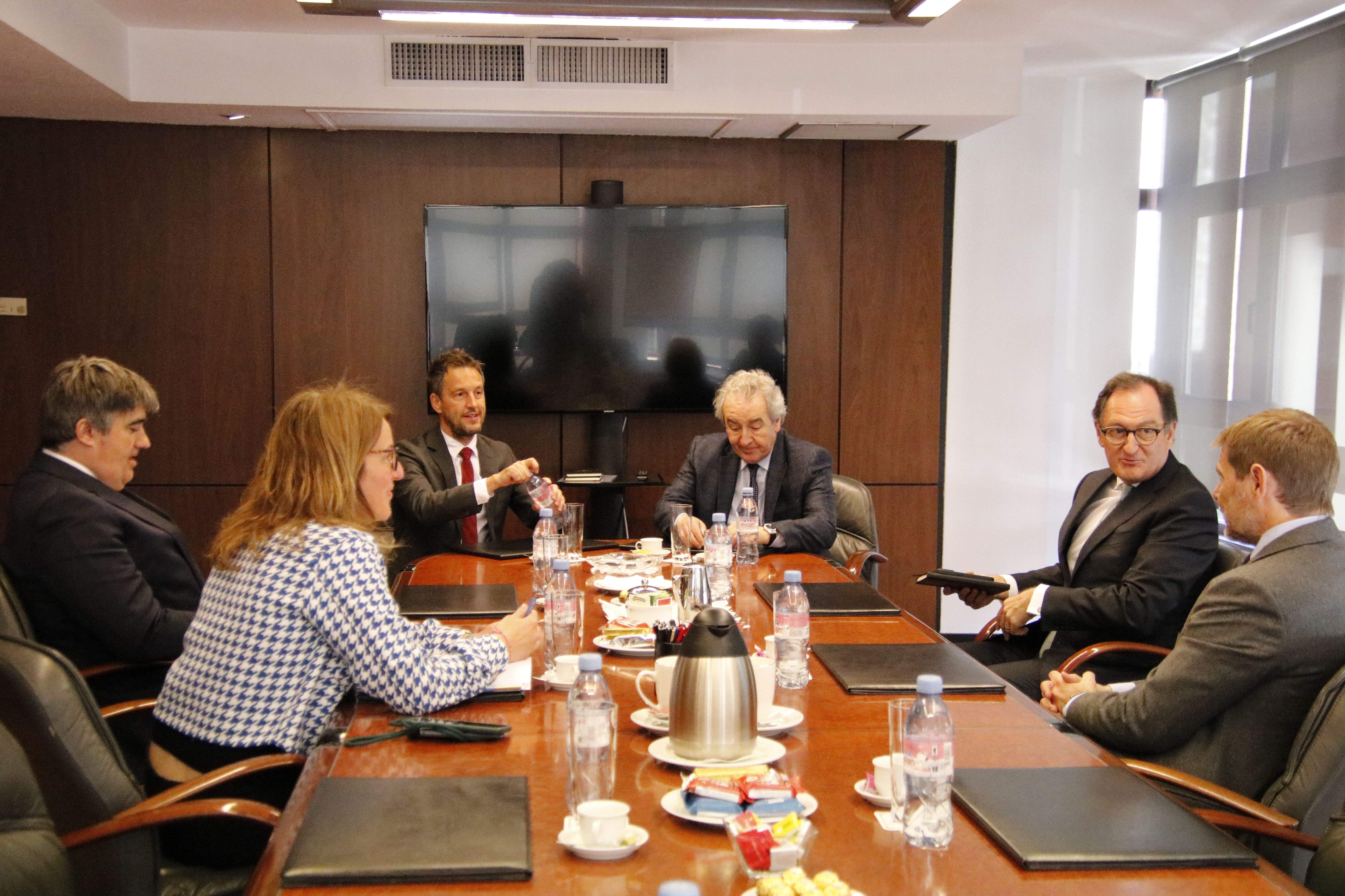 Una imatge de la reunió.