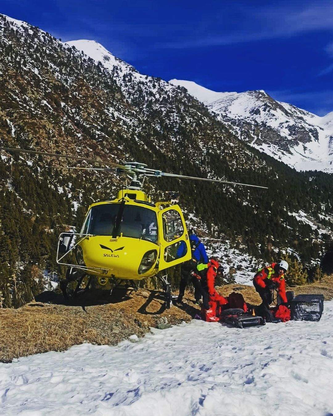 Un rescat de muntanya de fa poques setmanes.