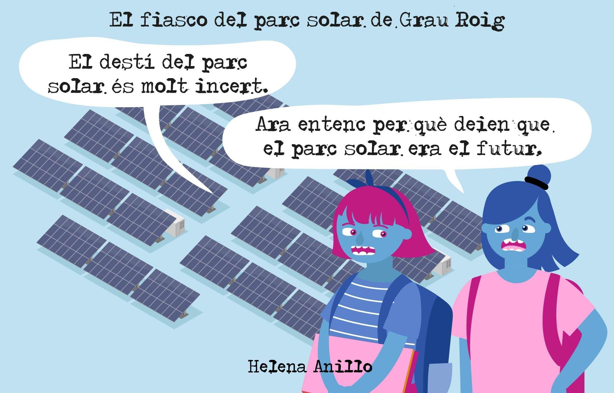 Incertesa sobre el parc solar.