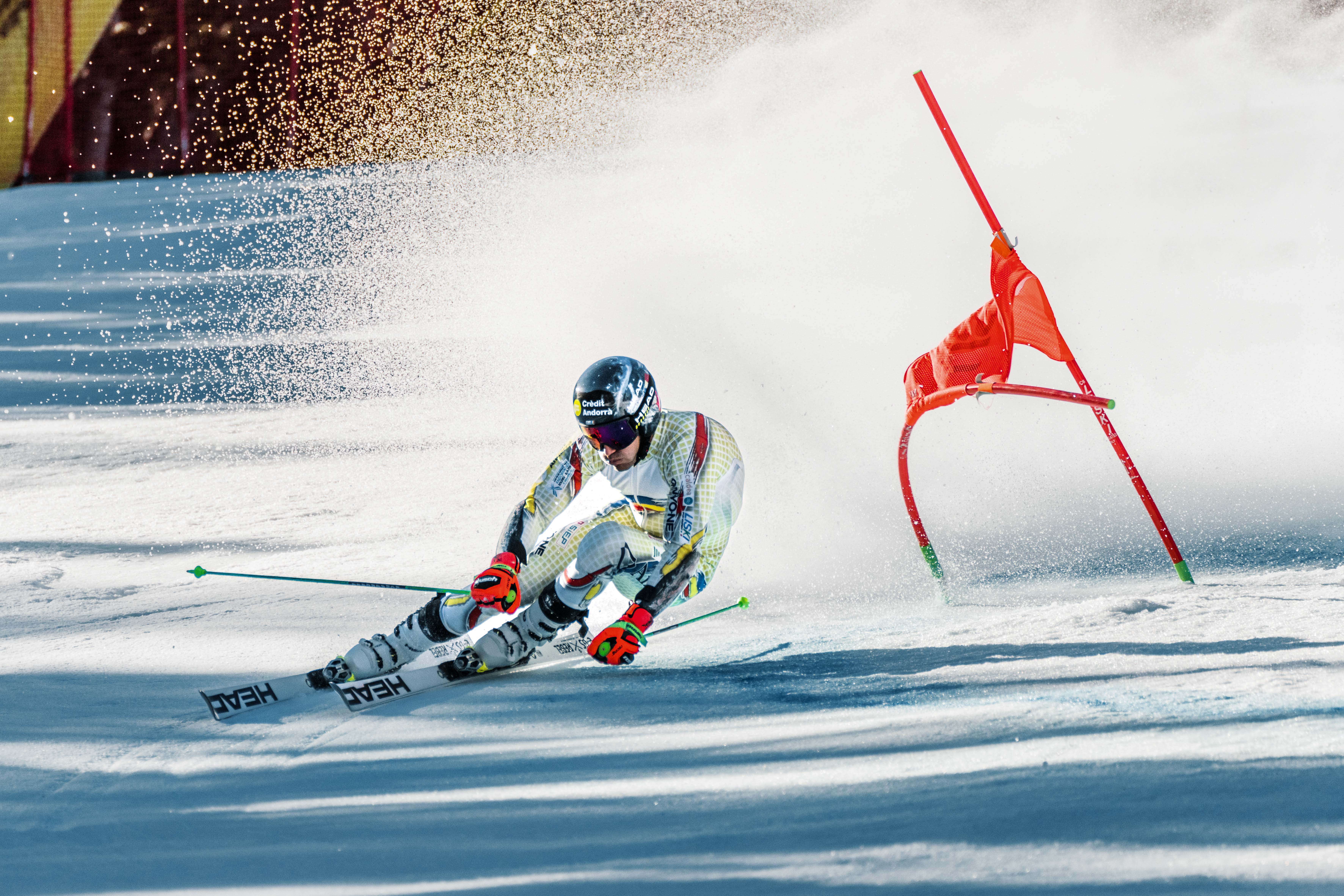 Joan Verdú durant una cursa.