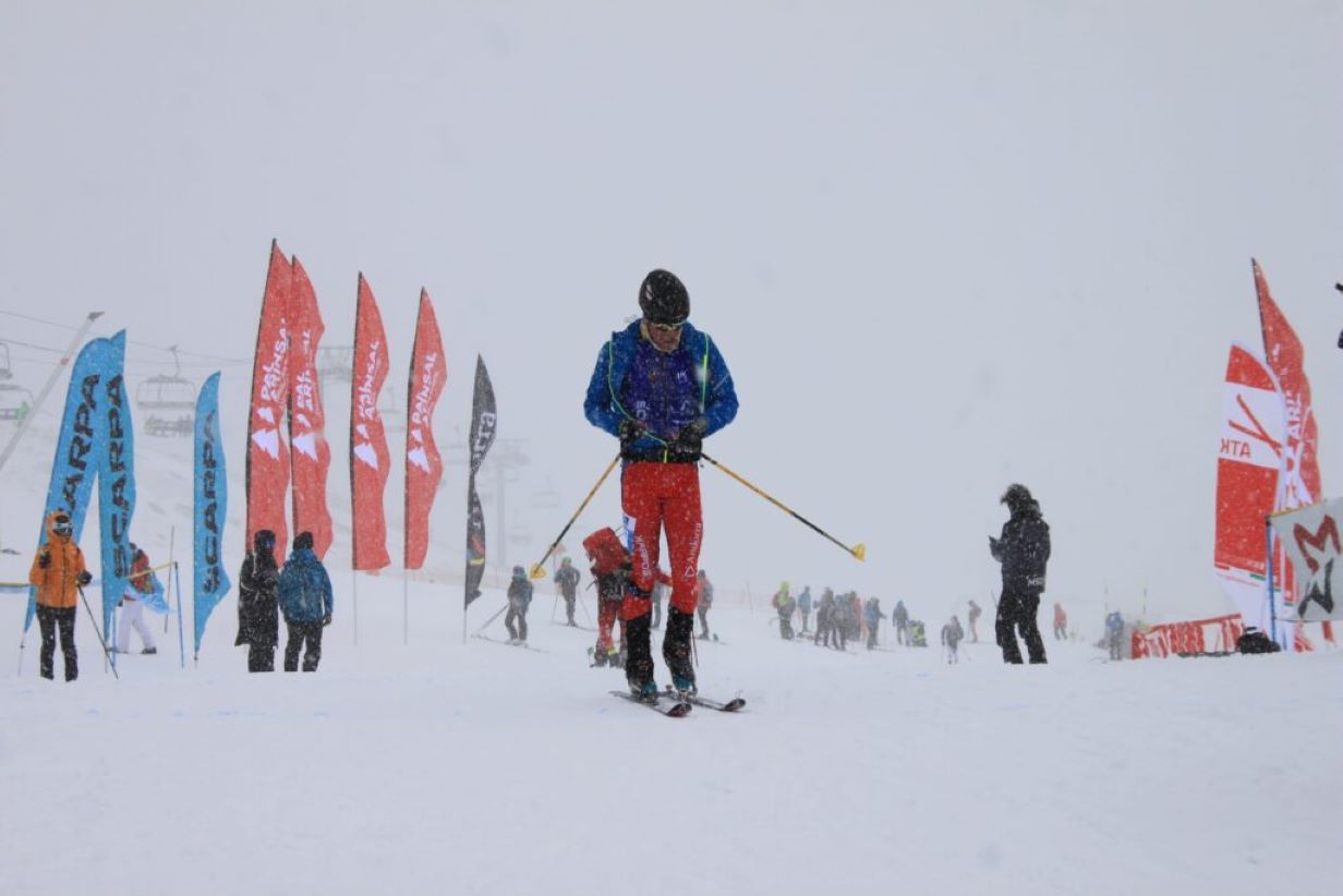 Oriol Olm en una cursa anterior.