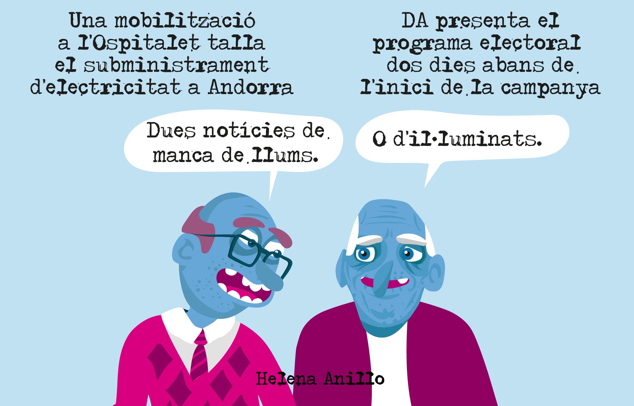 Dues notícies sobre il·luminació.