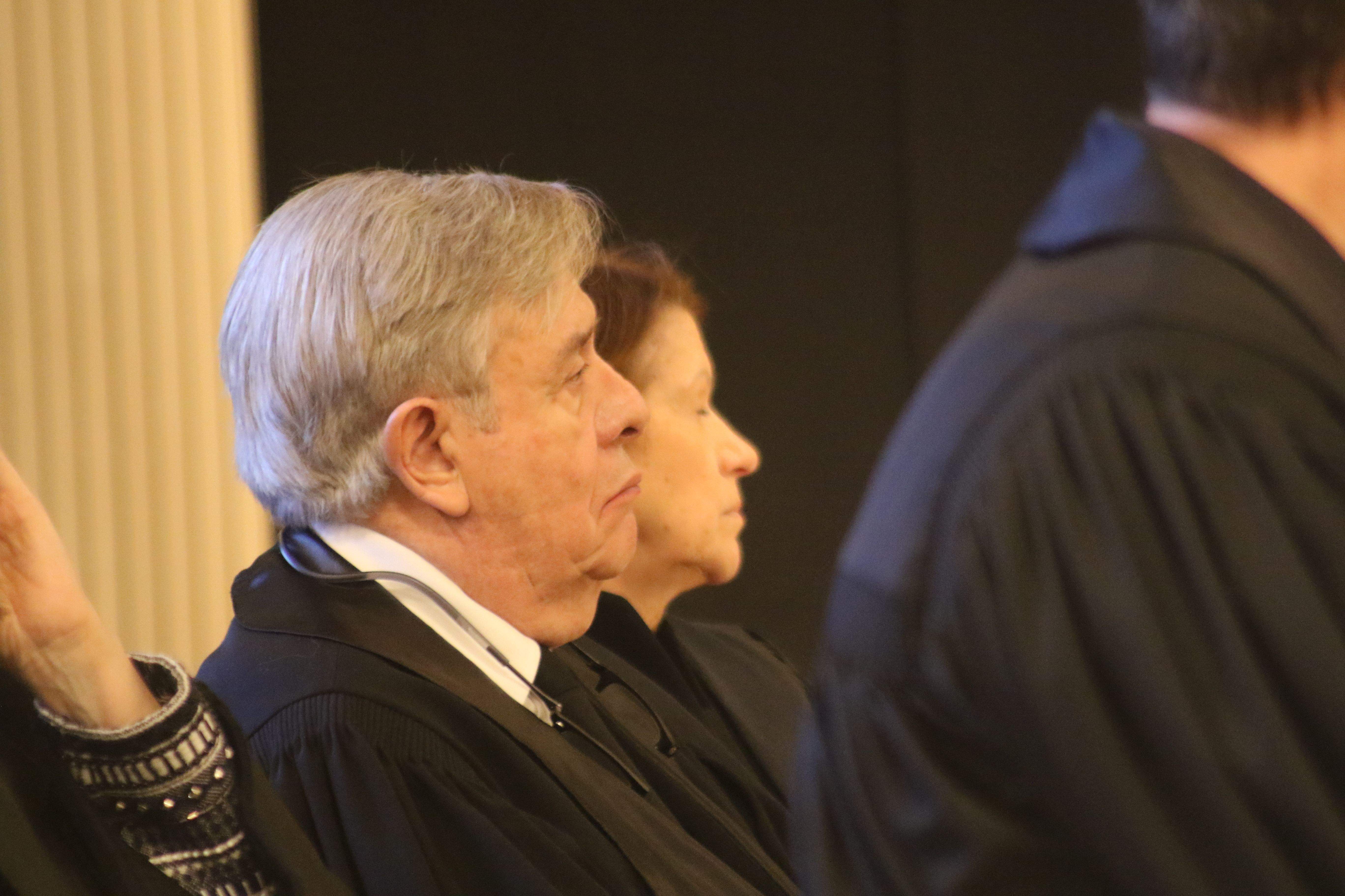 Enric Anglada fa unes setmanes, durant l'acte d'Obertura de l'Any Judicial.