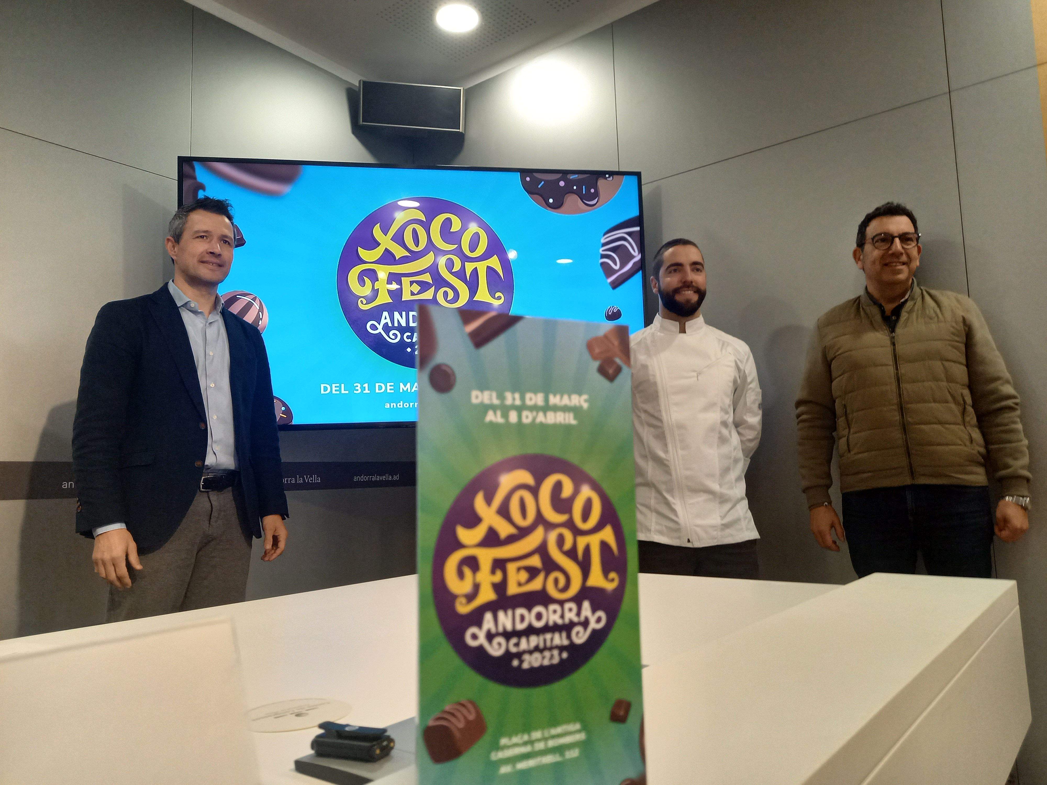 Astrié , Ramírez i Canturri han presentat la segona edició del Xocofest.