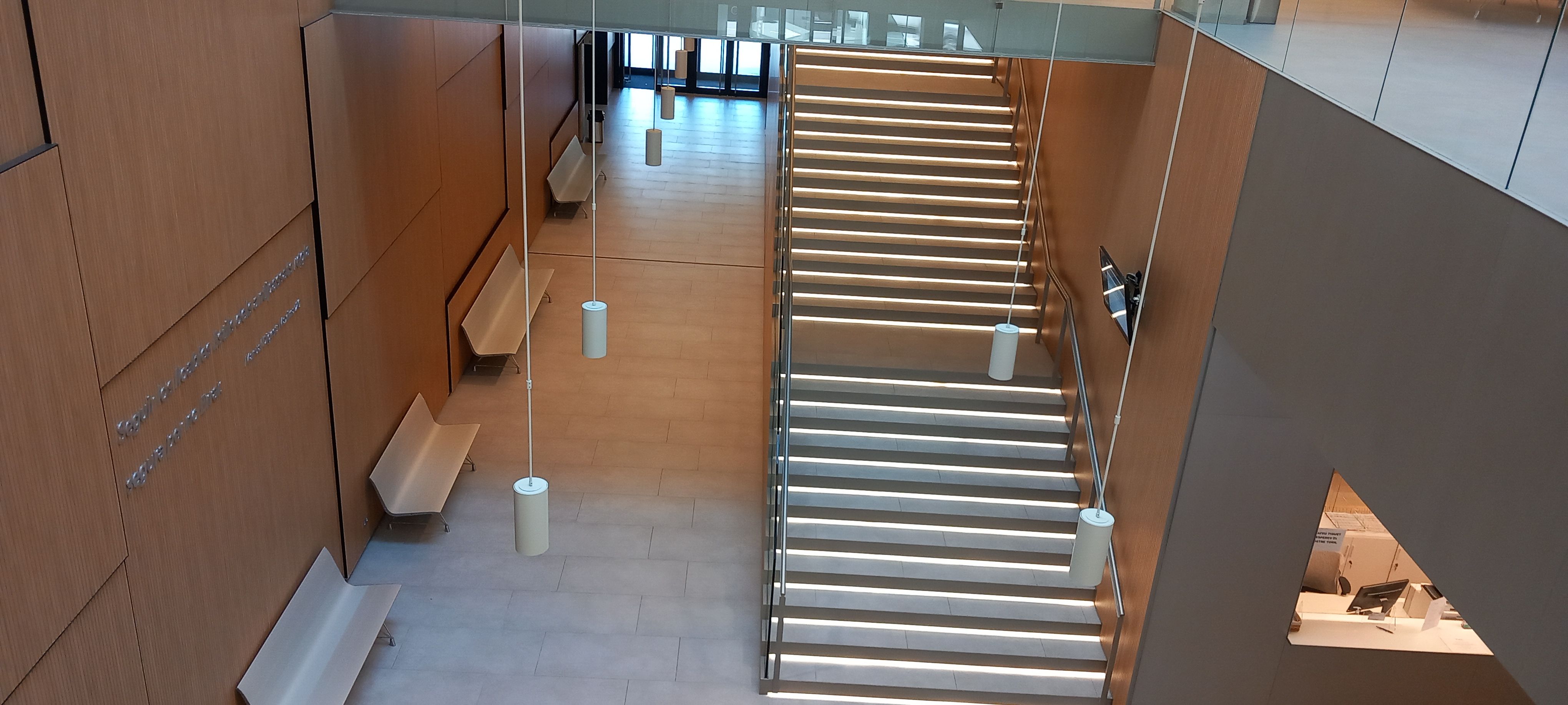 Una imatge de les dependències judicials aquest migdia.