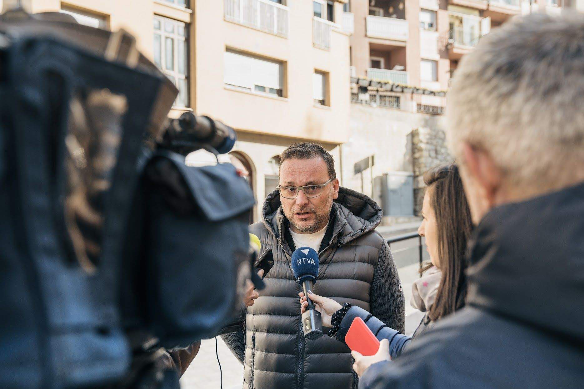 Manel Linares en la compareixença d'aquest dimecres.