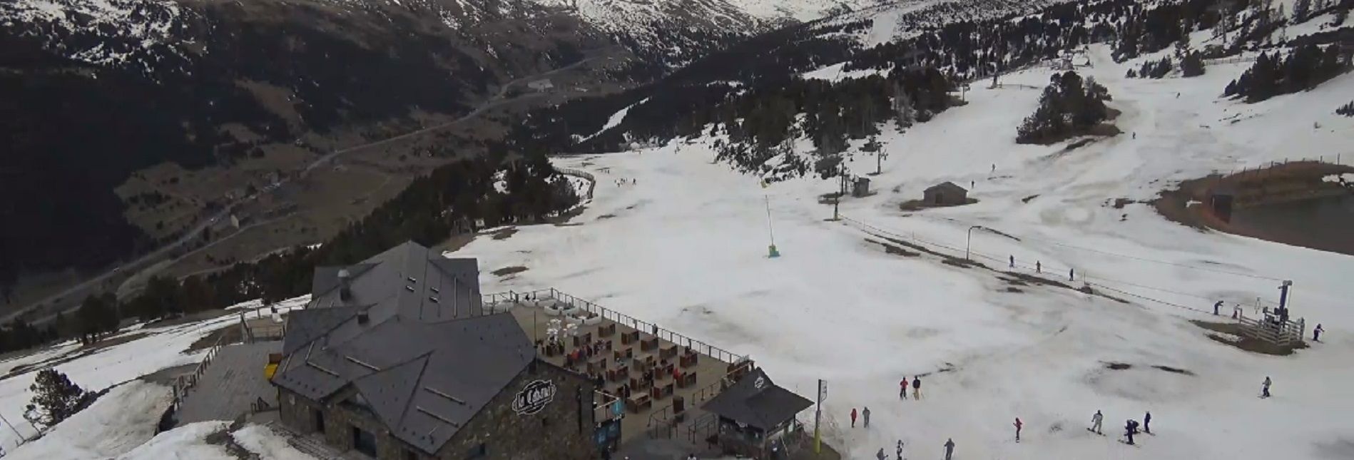 Estat de les pistes a Soldeu