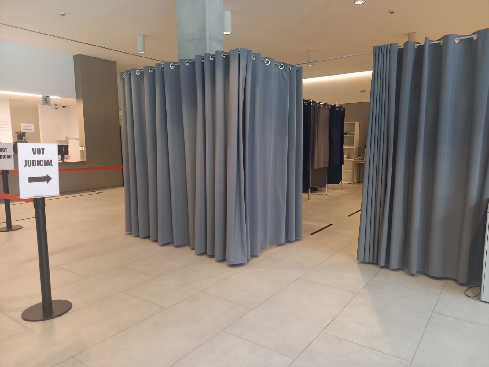 Les dependències del vot judicial aquest matí.