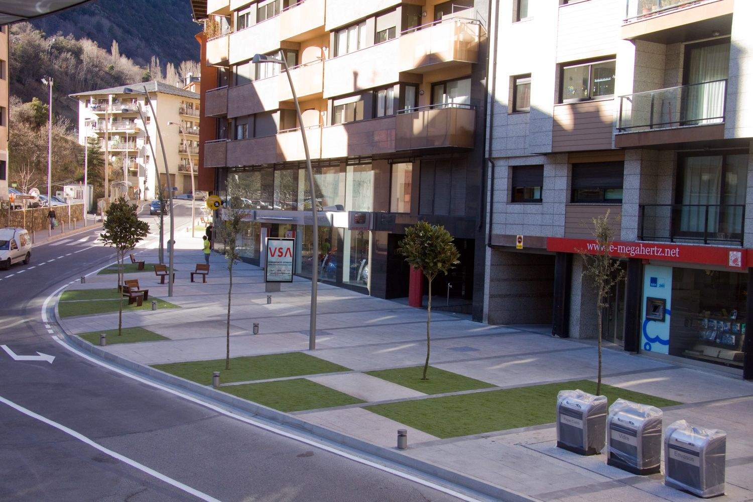 Un dels nous fanals d'Escaldes-Engordany